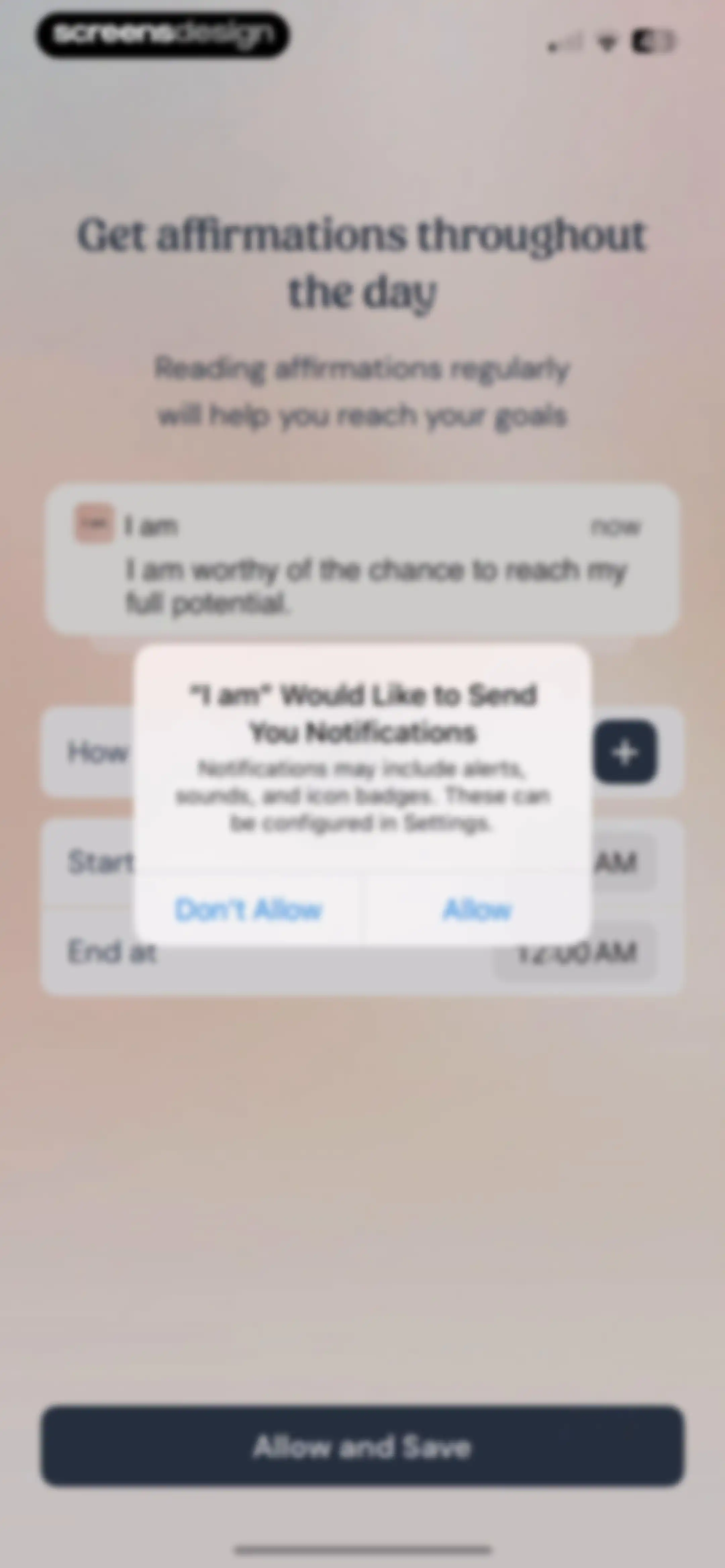 I am - Daily Affirmations screen 18