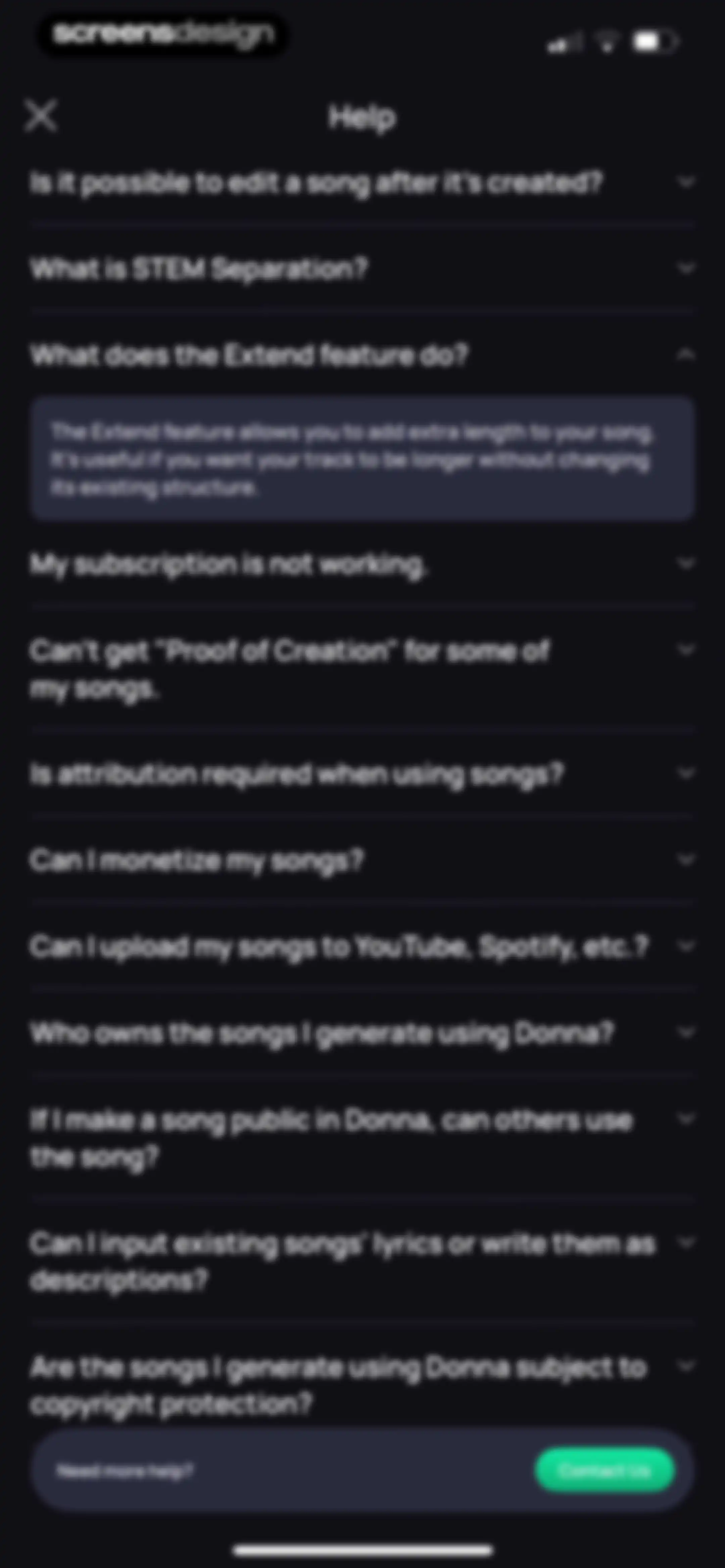 Donna AI Song & Music Maker screen 92