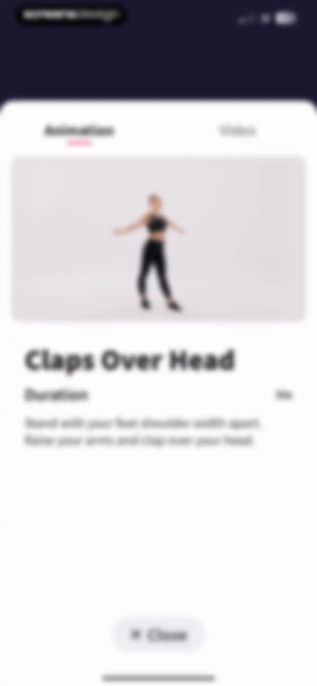 Workout for Women: Fit at Home screen 94
