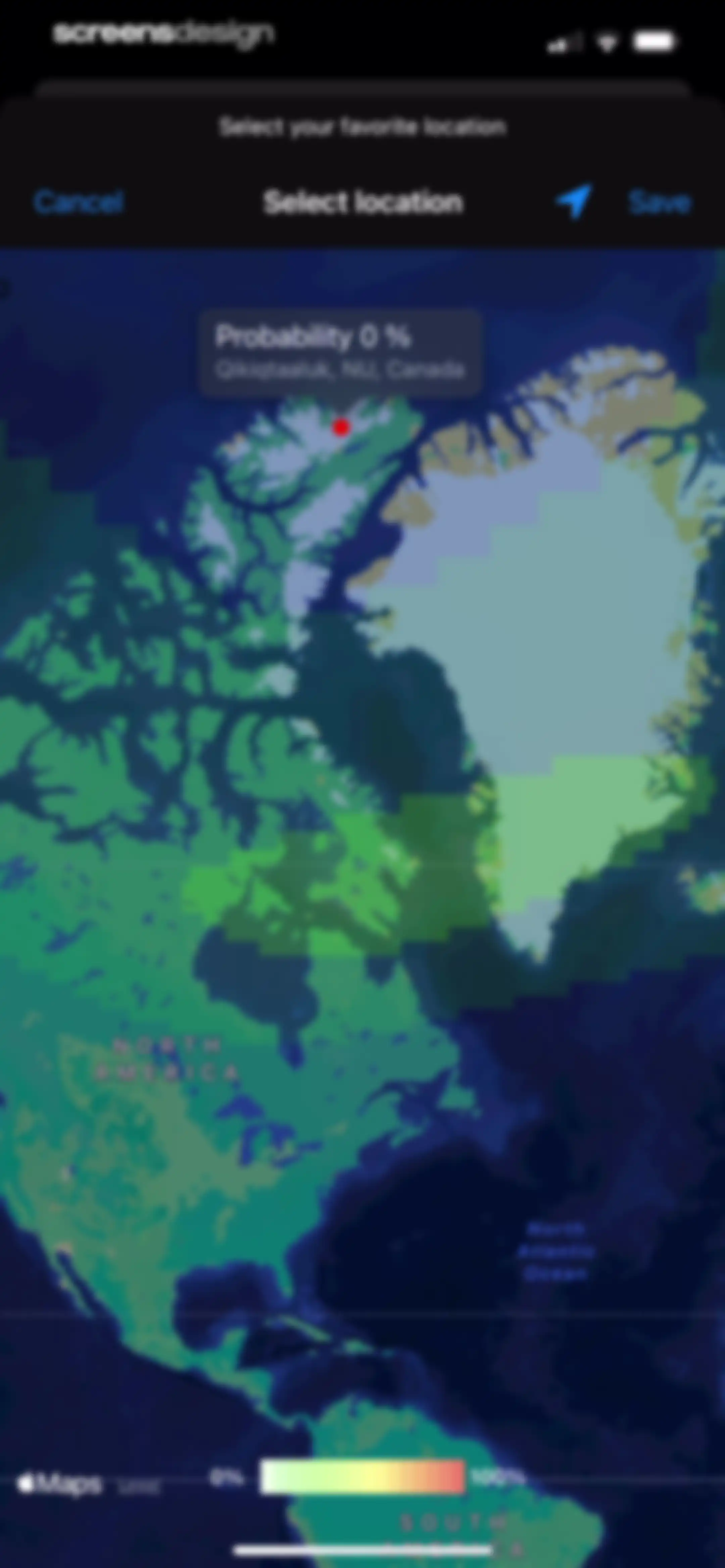 Aurora Forecast. screen 7