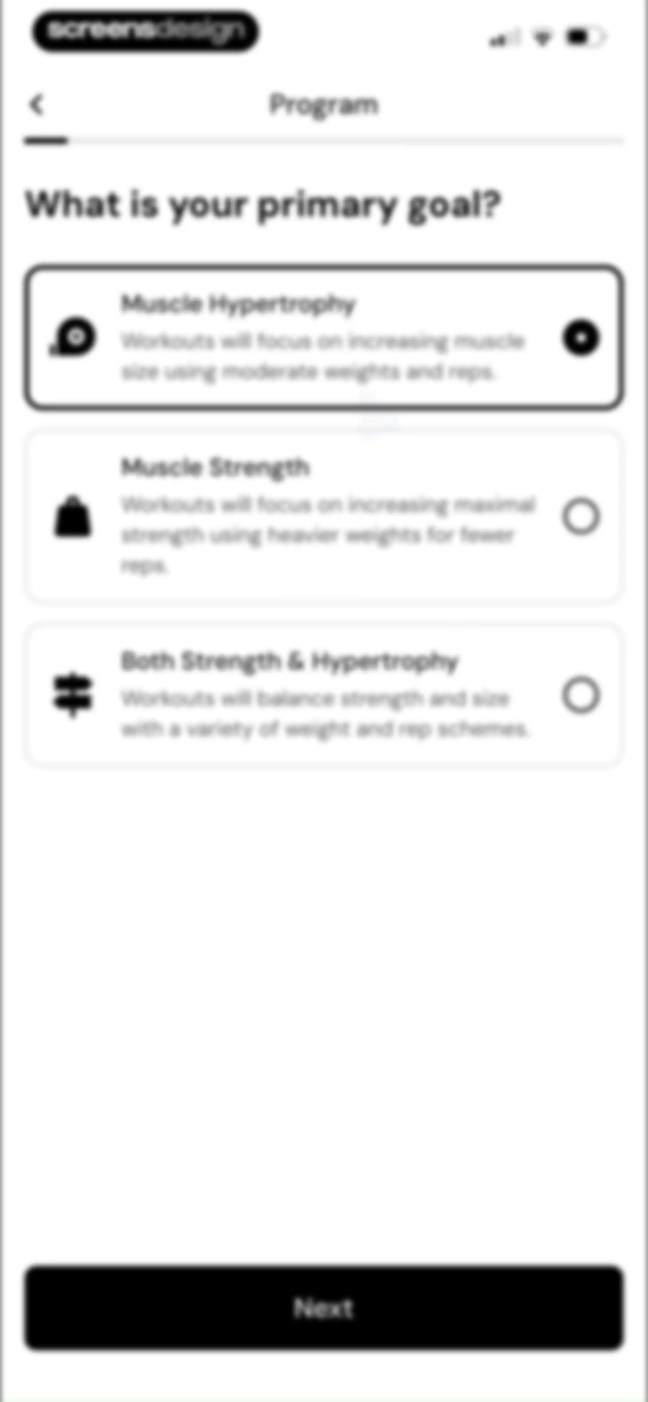 MacroFactor Workouts - Tracker screen 23
