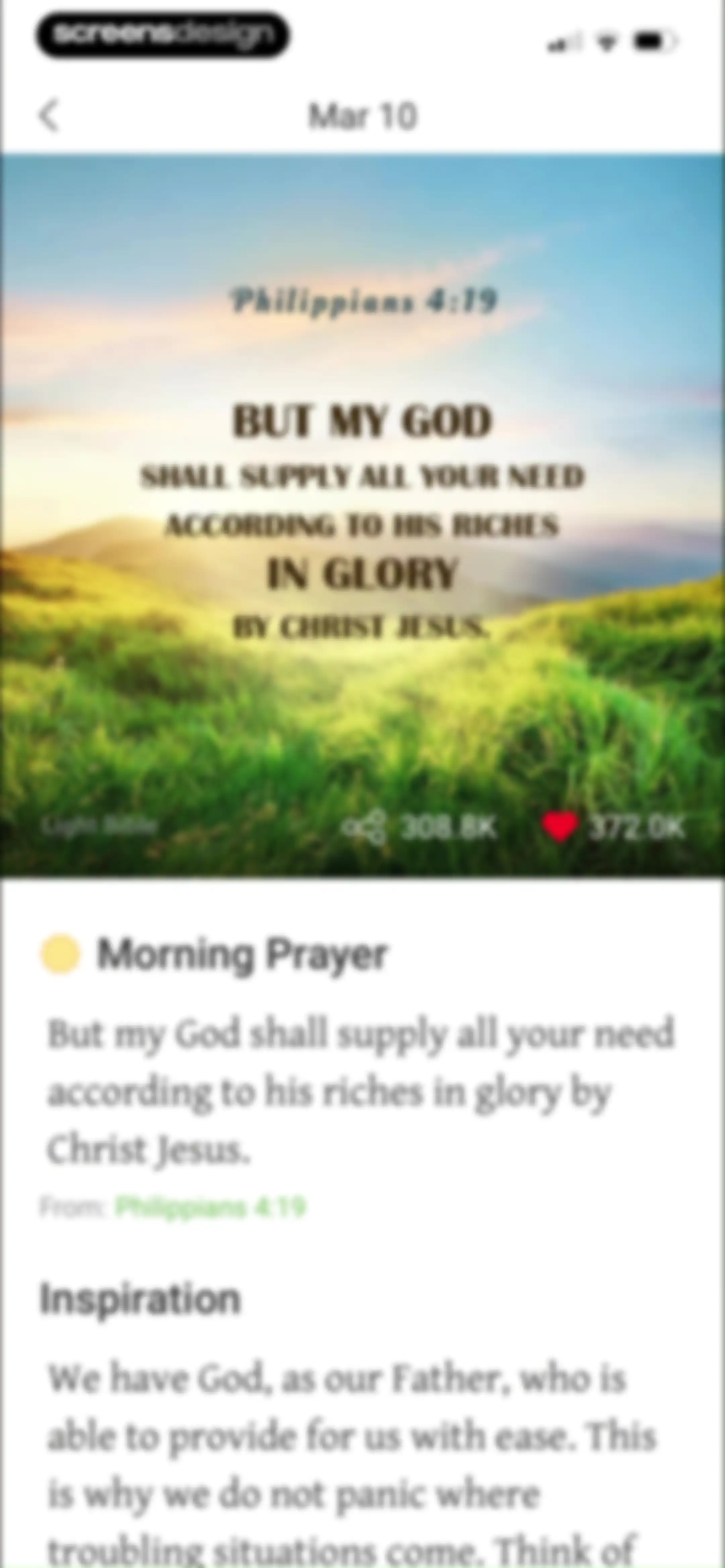 Bible - Daily Bible Verse KJV screen 72