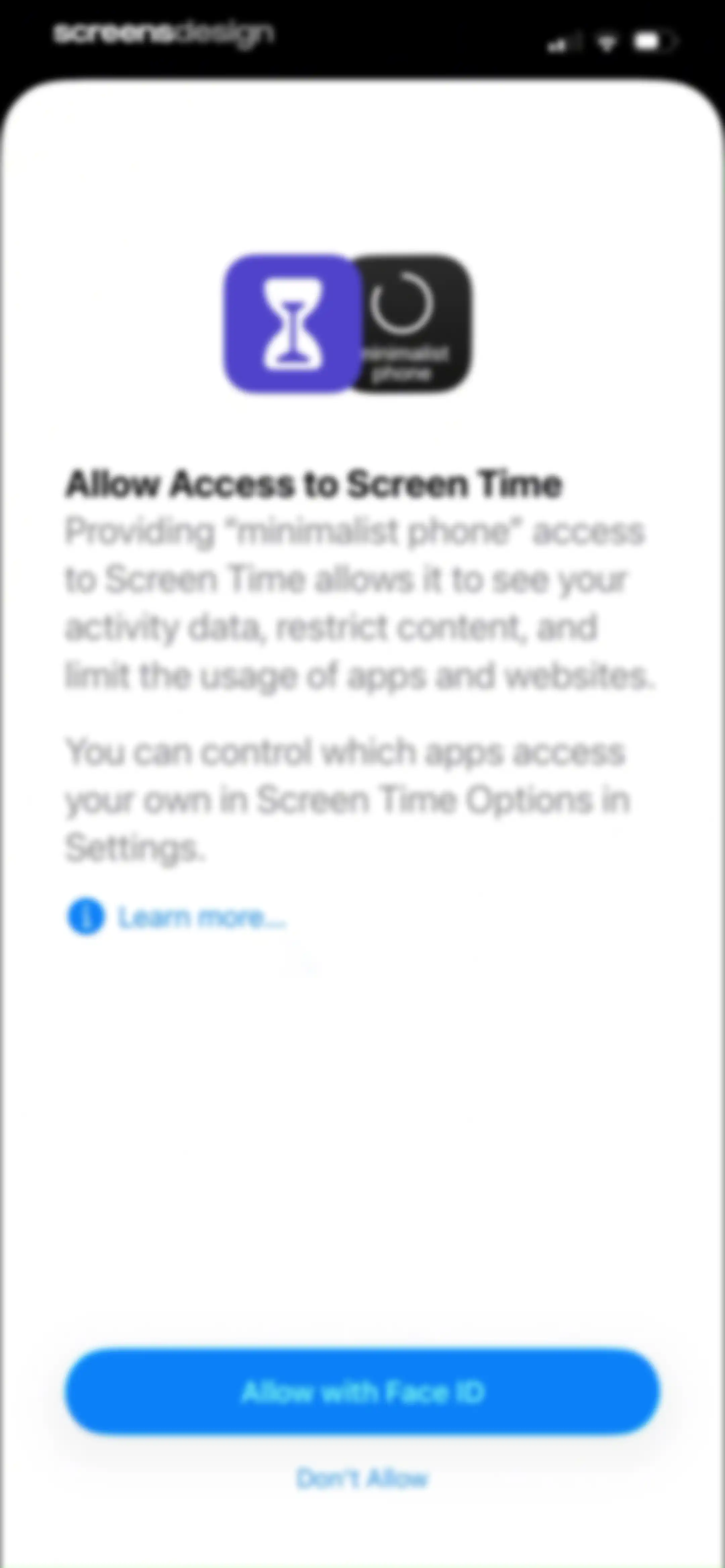 minimalist phone ® Block Apps screen 13