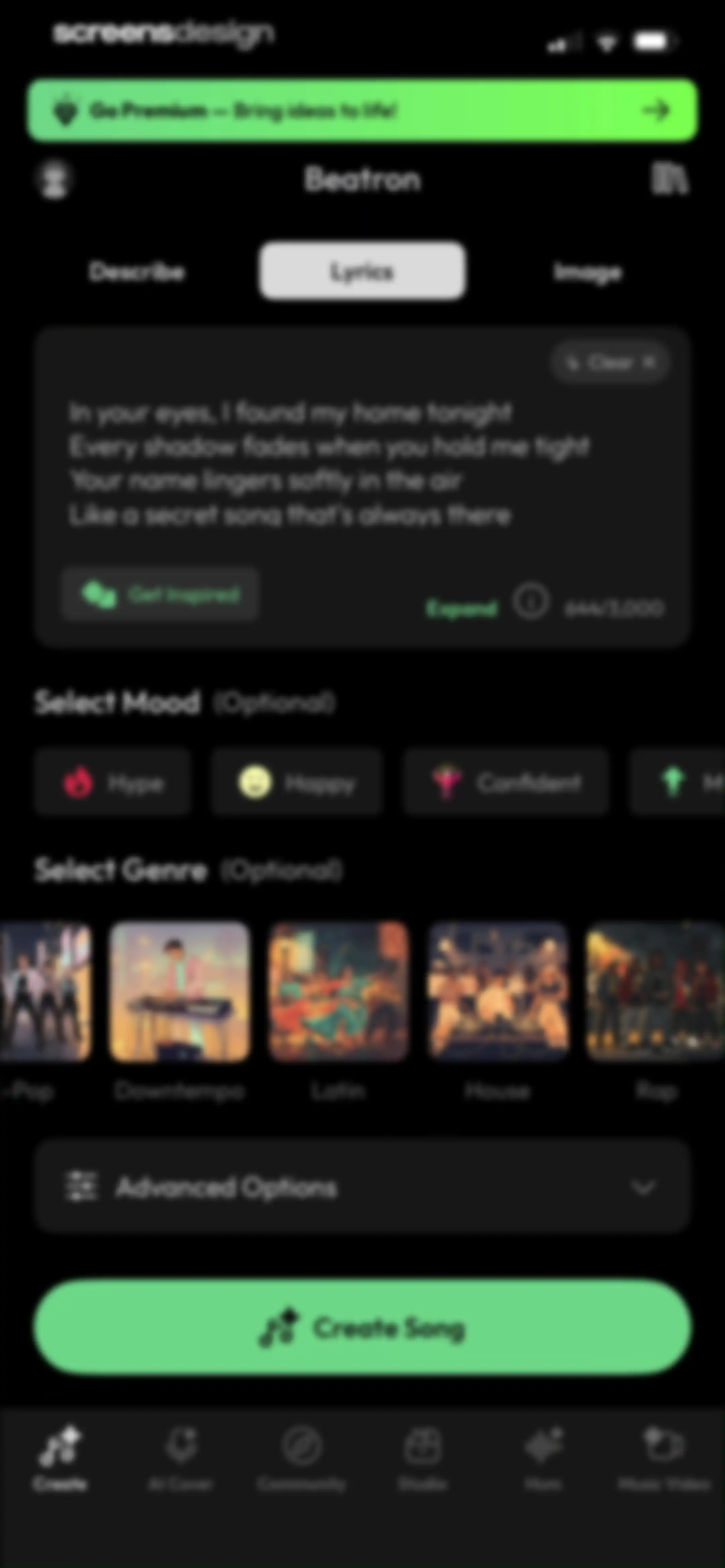 Beatron: AI Song Generator screen 19