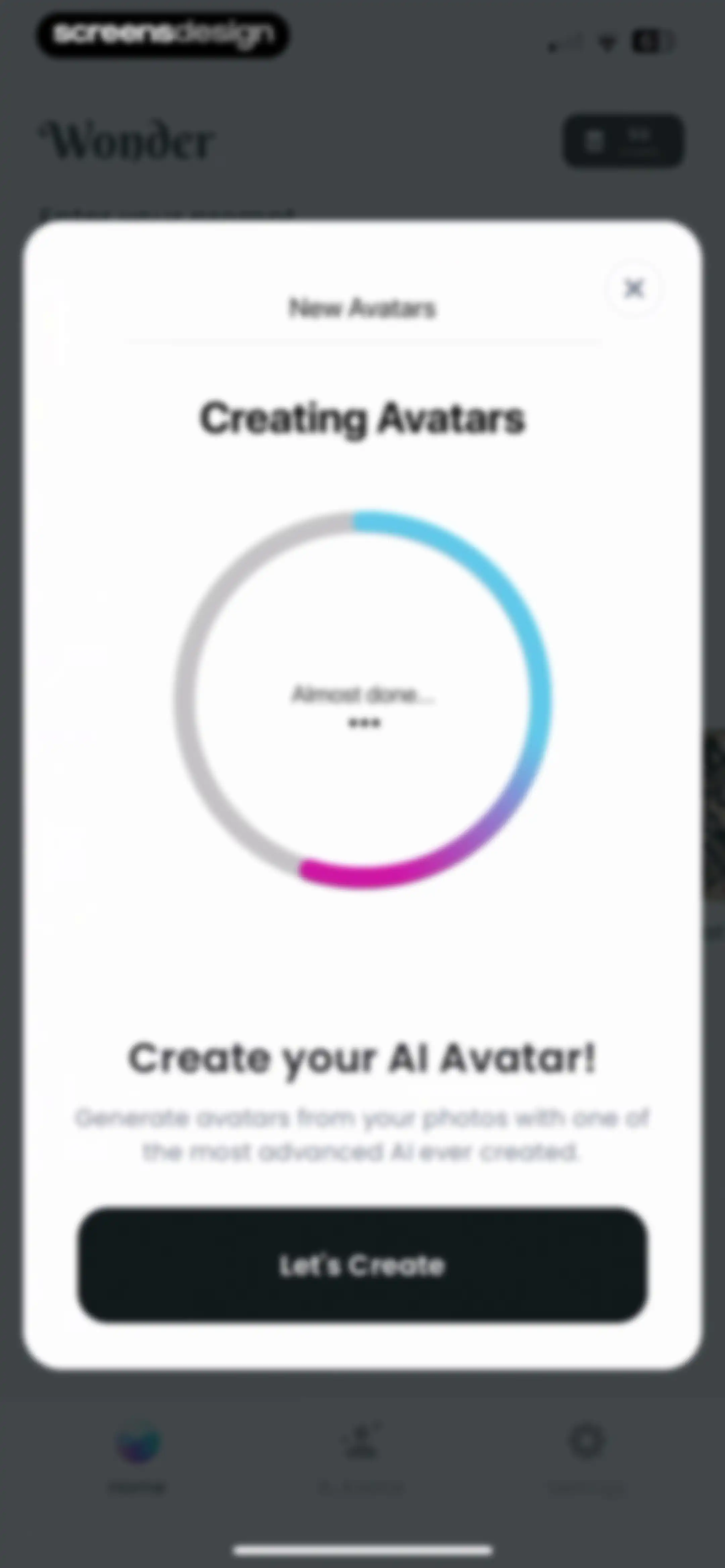 Wonder - AI Art Generator screen 15