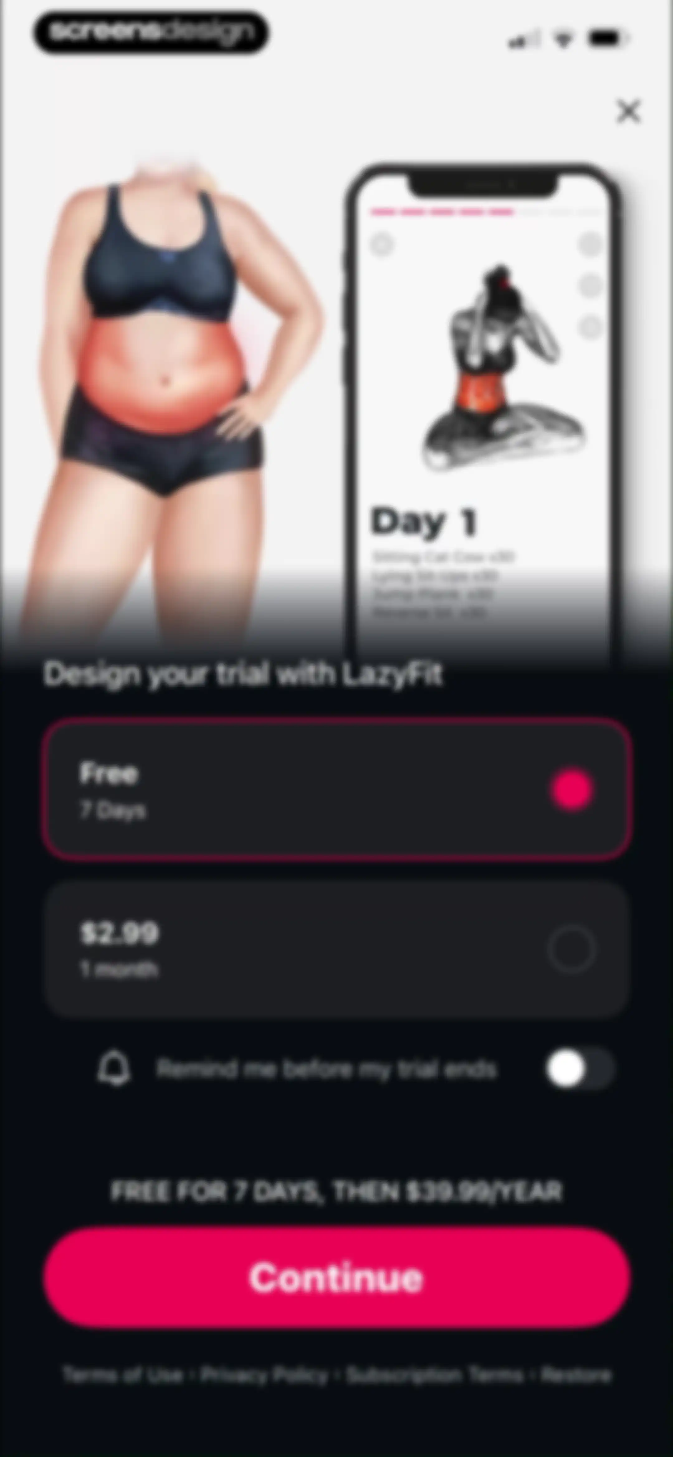 LazyFit: Workout For Beginners screen 50