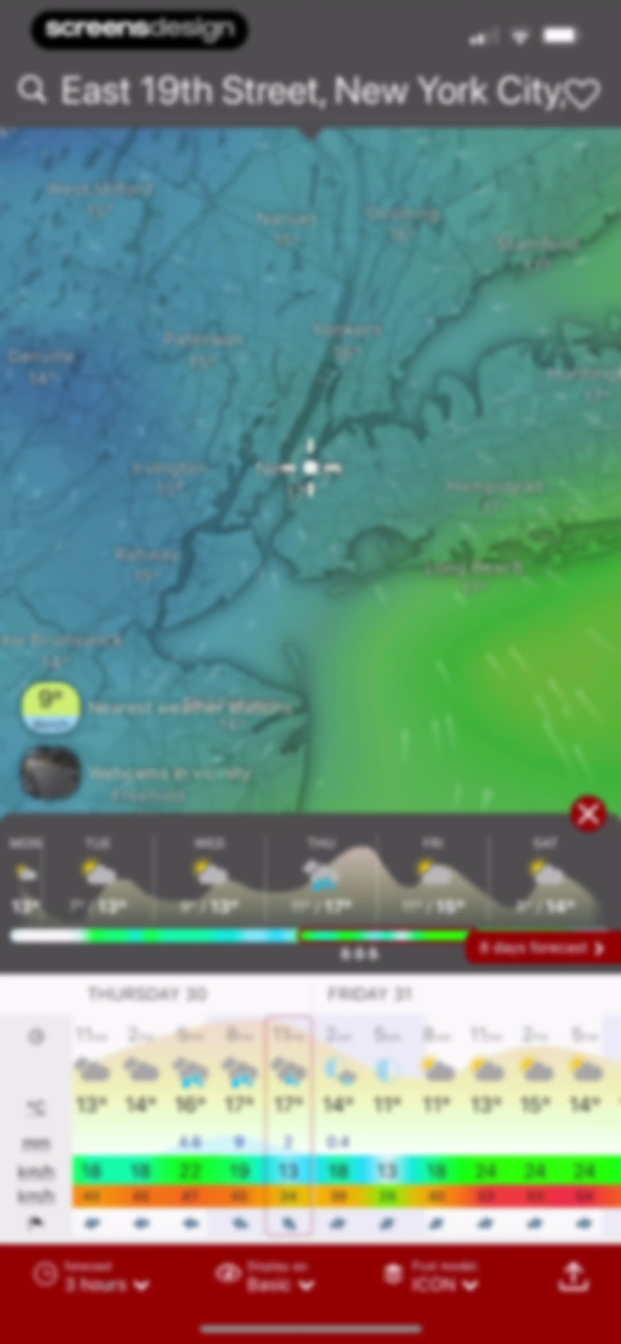 Windy.com screen 37
