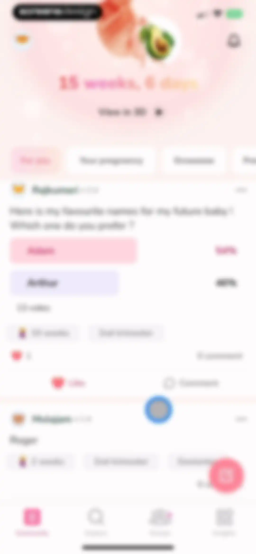 WeMoms - Pregnancy & Baby App screen 15