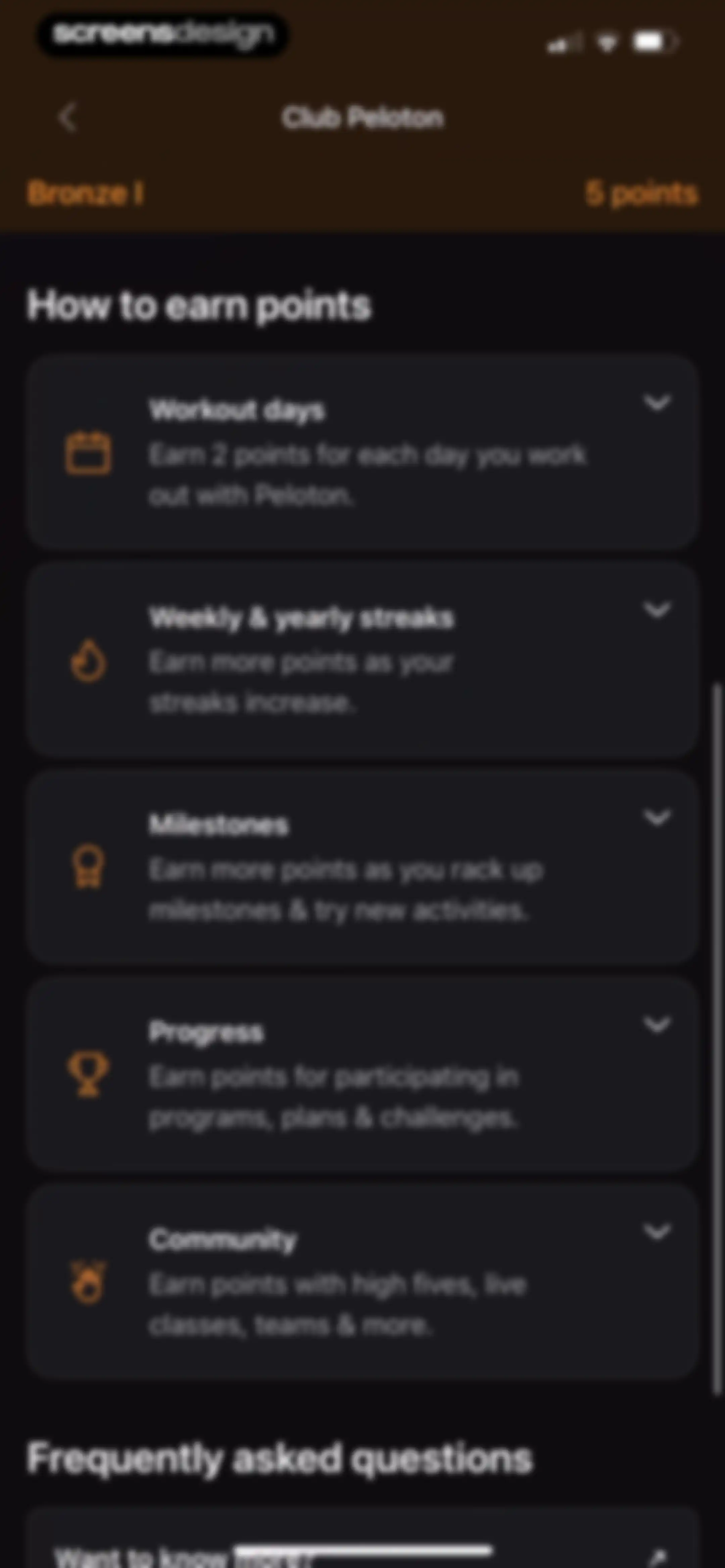 Peloton: Fitness & Workouts screen 65