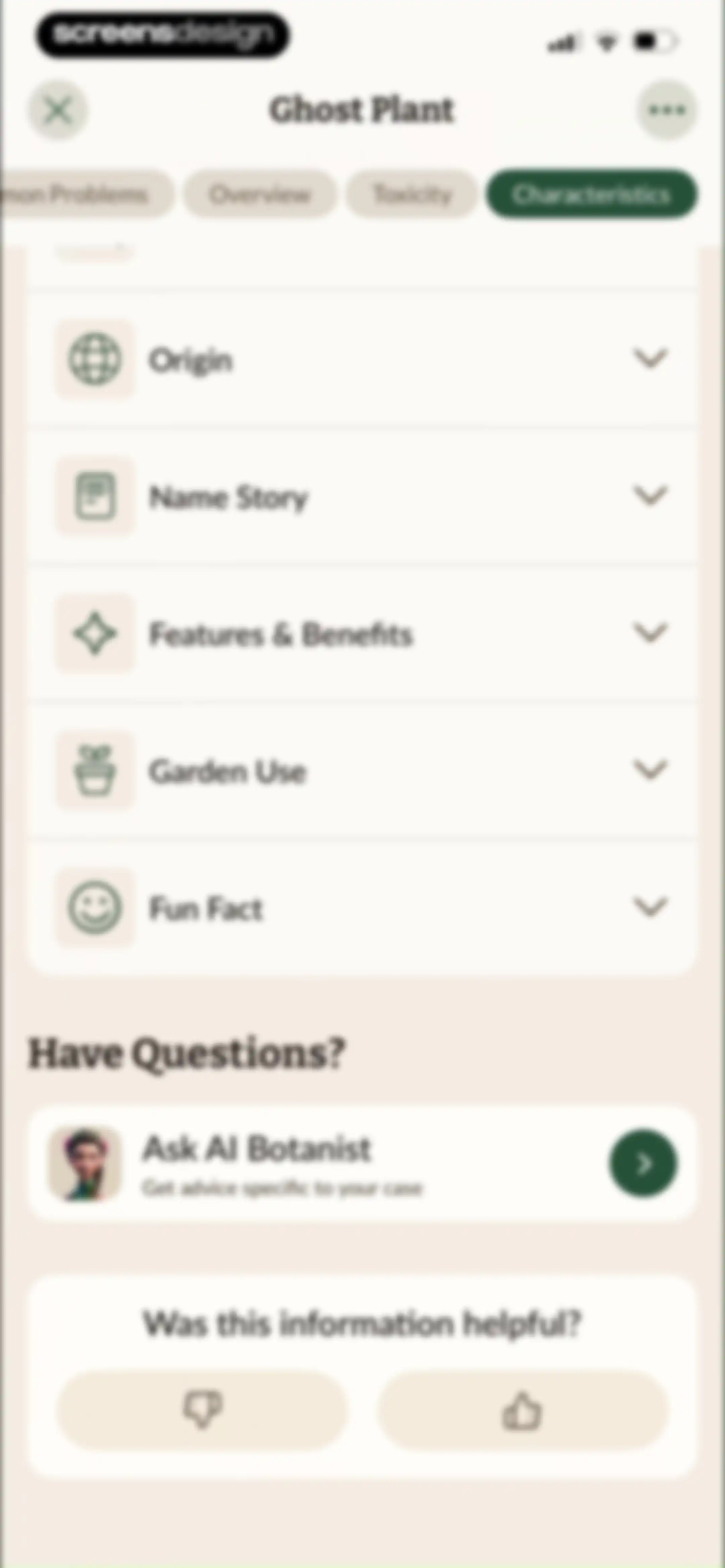 Plant Identification－Plantaria screen 90