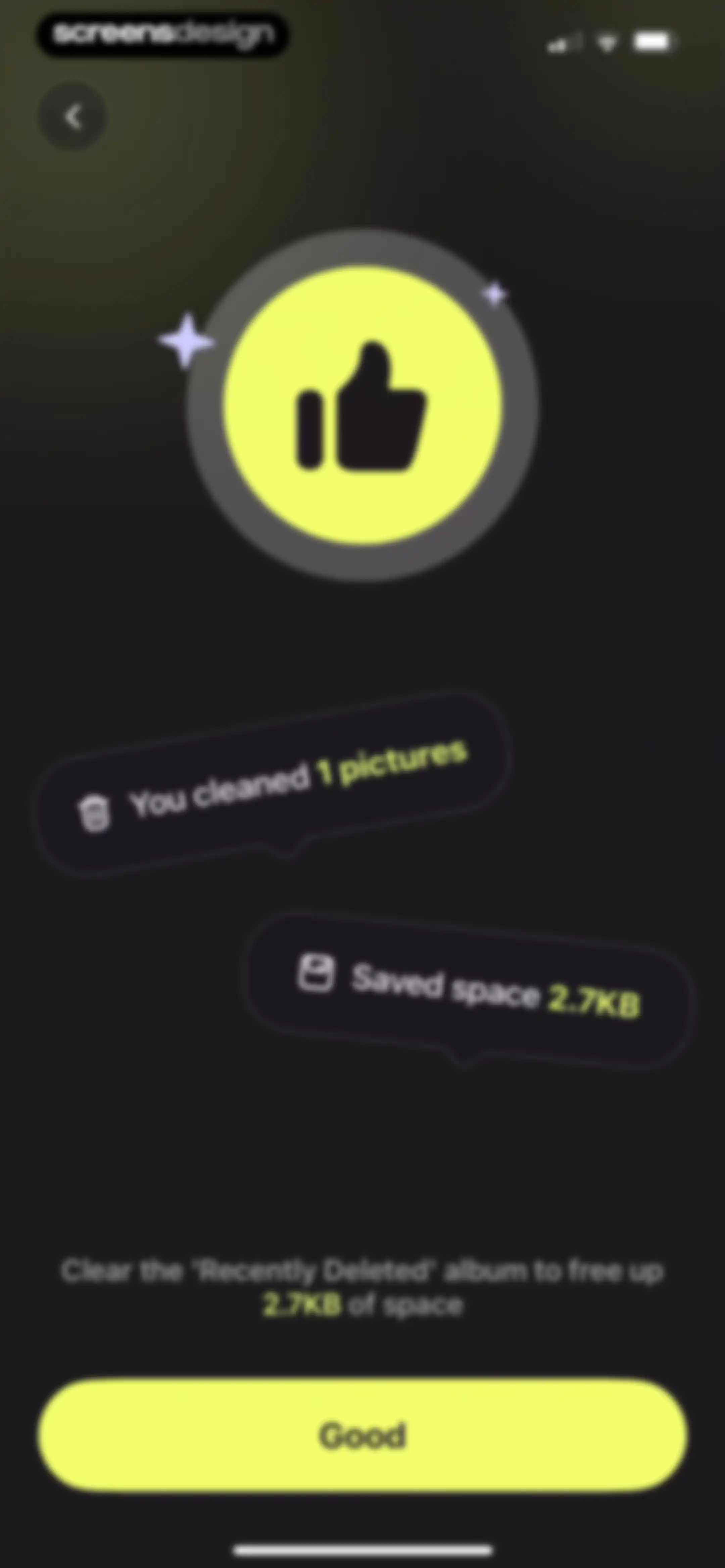 Lumi Cleaner: storage cleaner screen 23