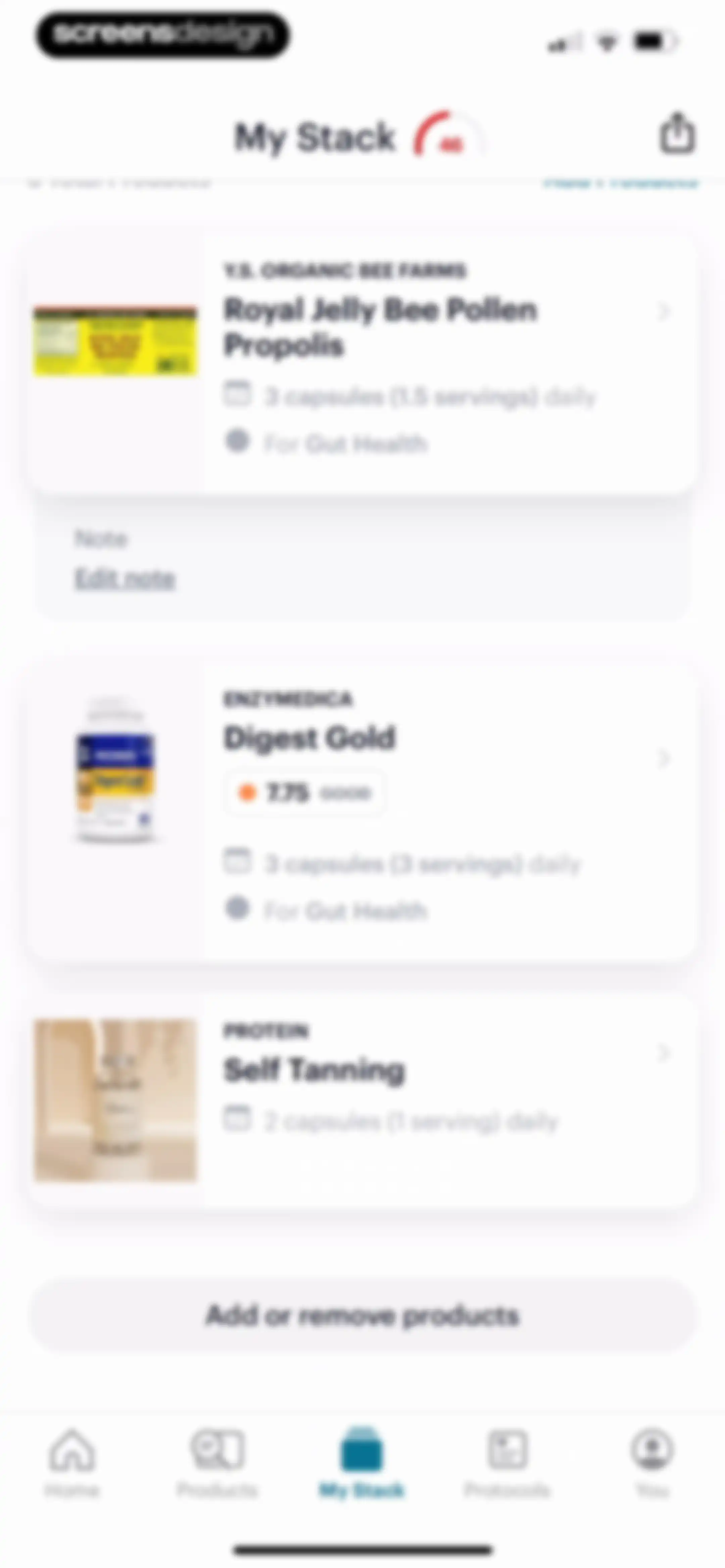 SuppCo: Supplement Scanner screen 106