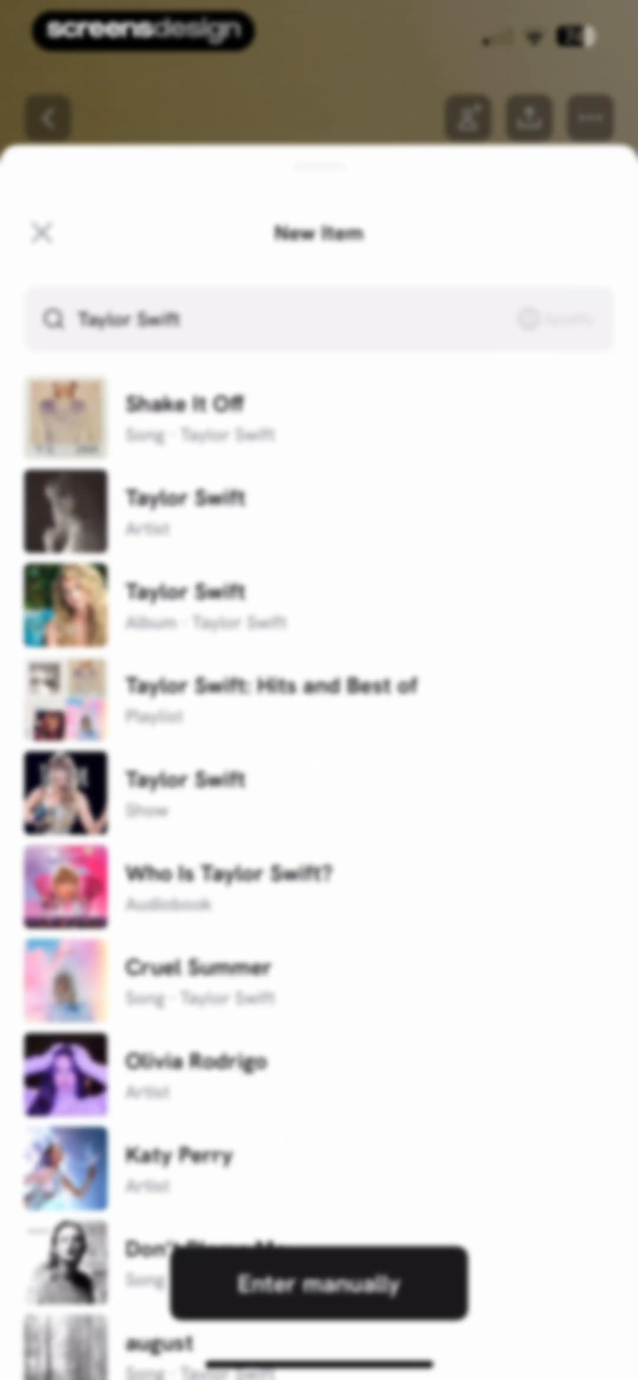 Hypelist: Create & Share Lists screen 95