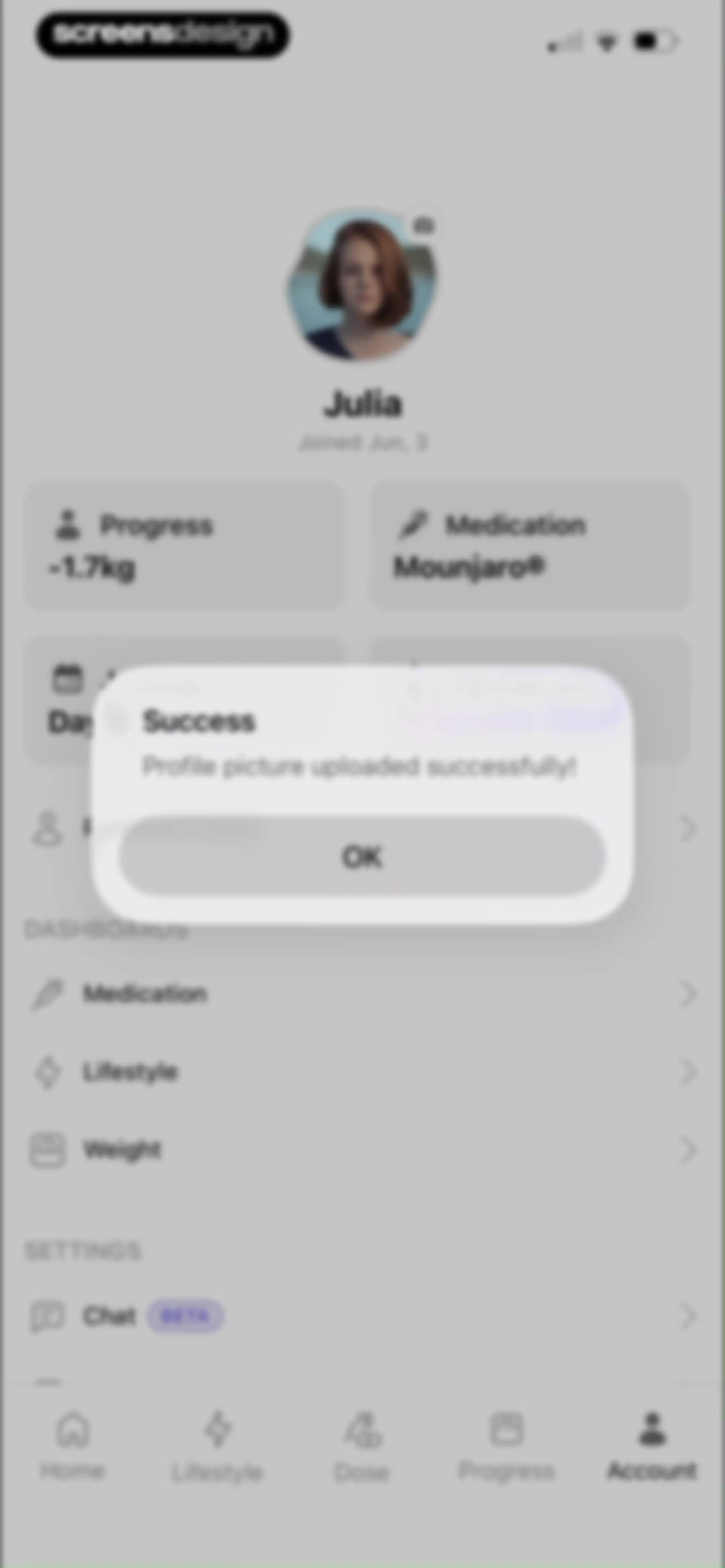 MeAgain: GLP-1 Tracker App screen 159