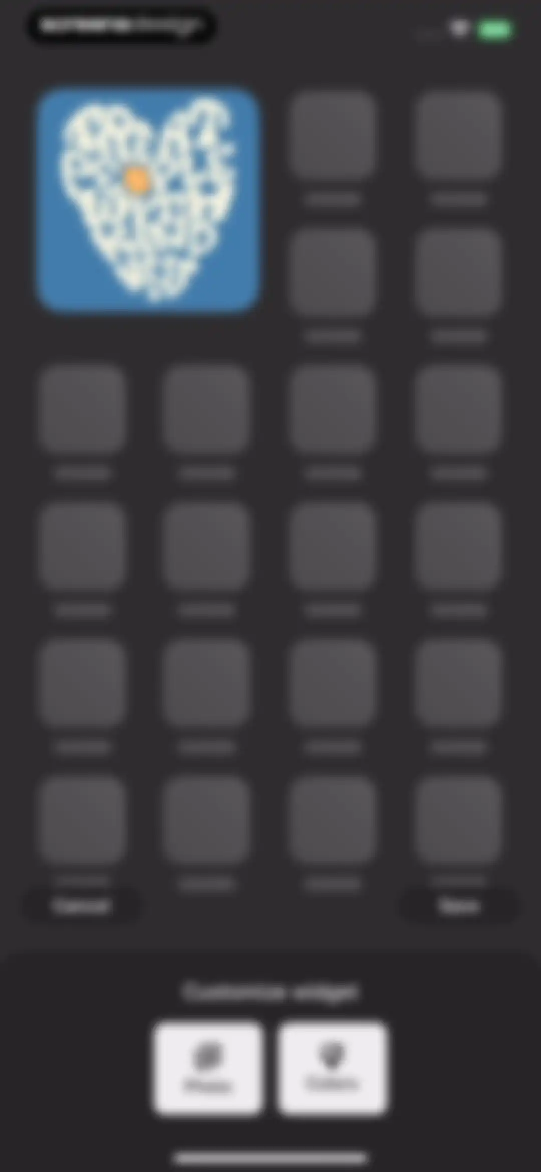 Aesthetic: App icons & Widgets screen 48