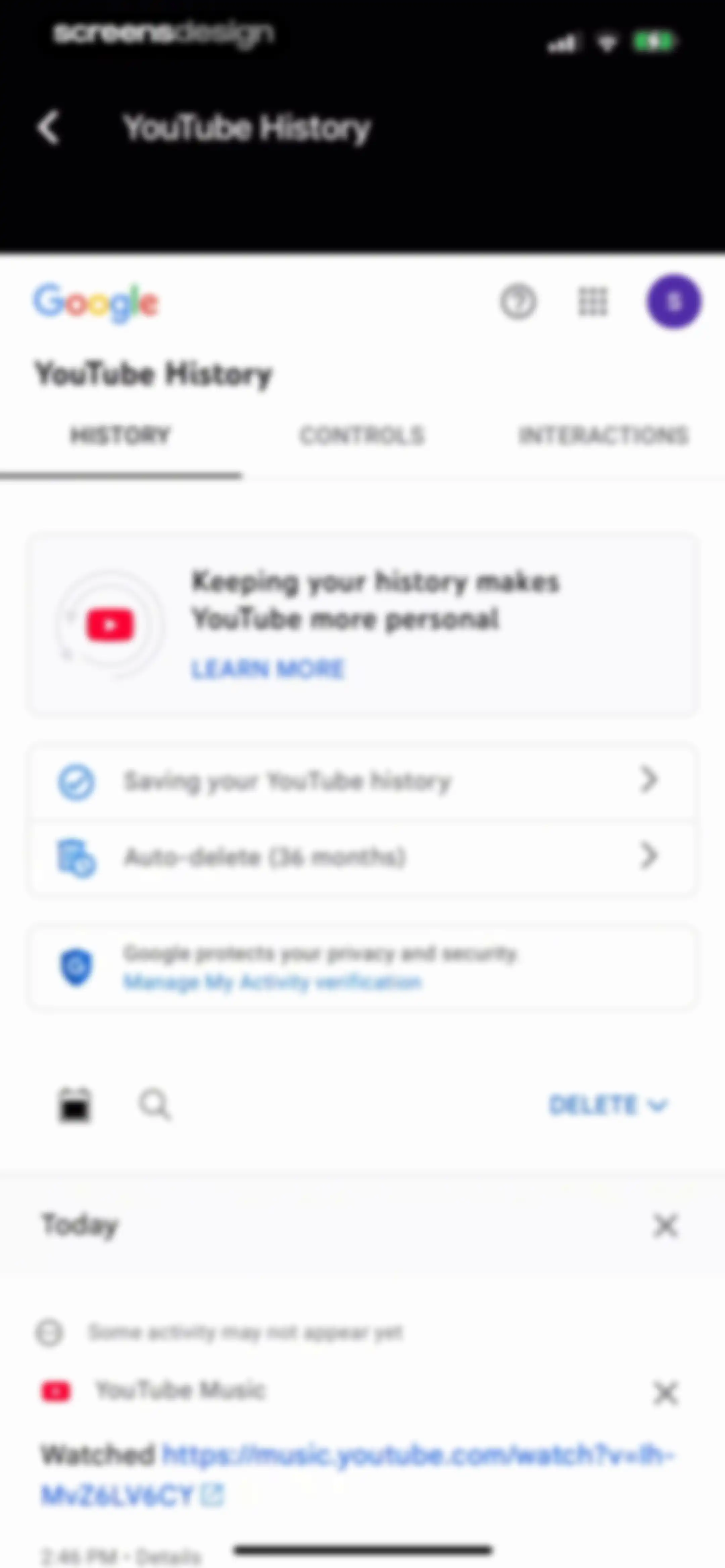 YouTube Music screen 191