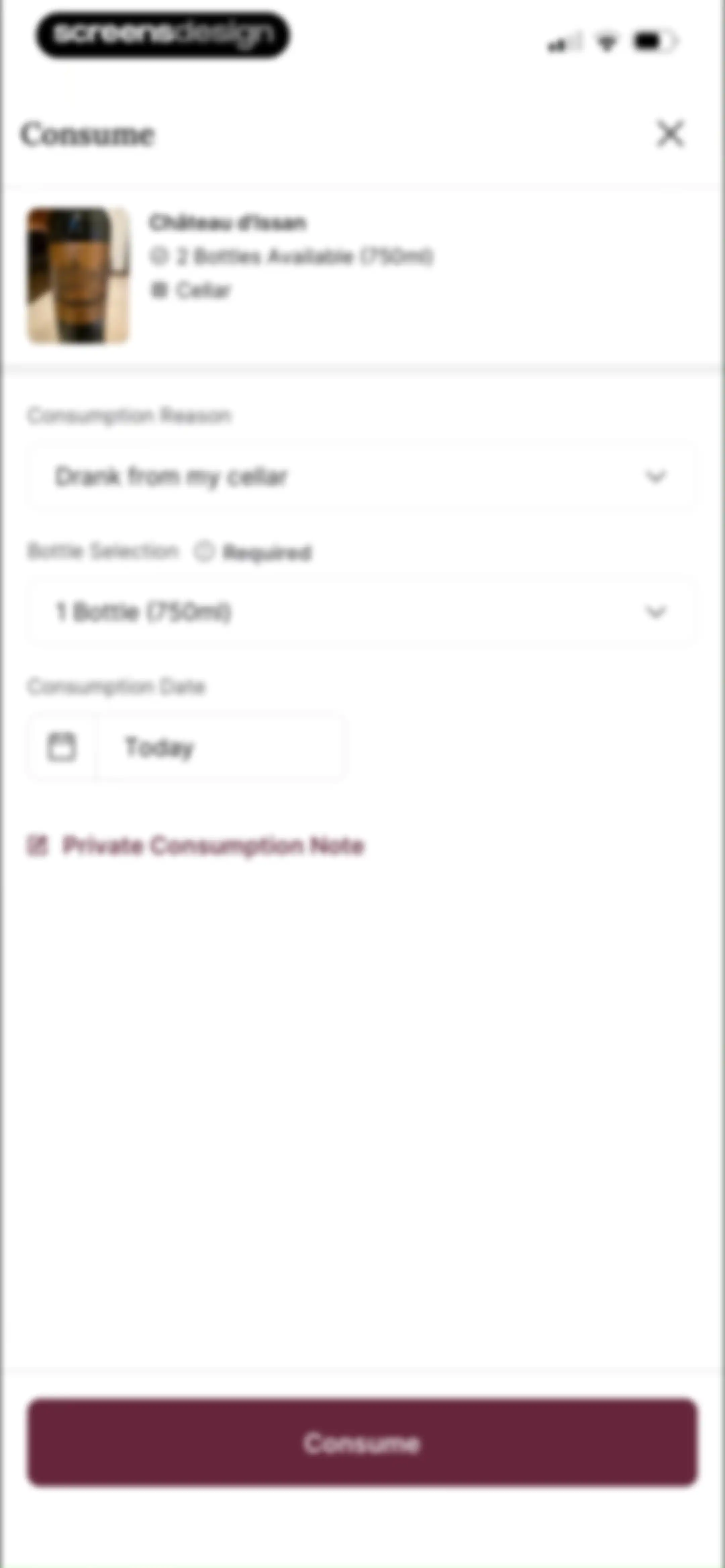 CellarTracker: #1 Wine Tracker screen 107