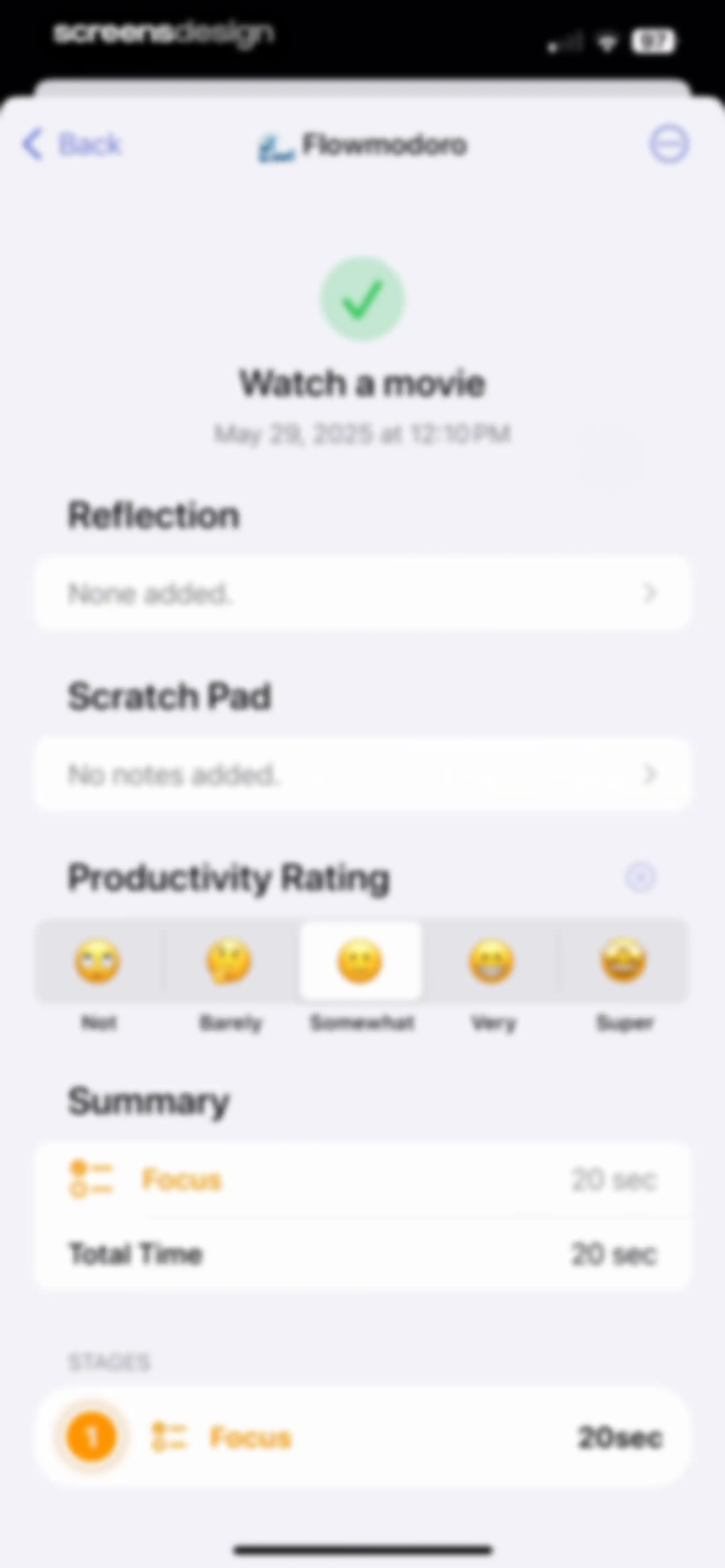 Focused Work - Pomodoro Timer screen 111