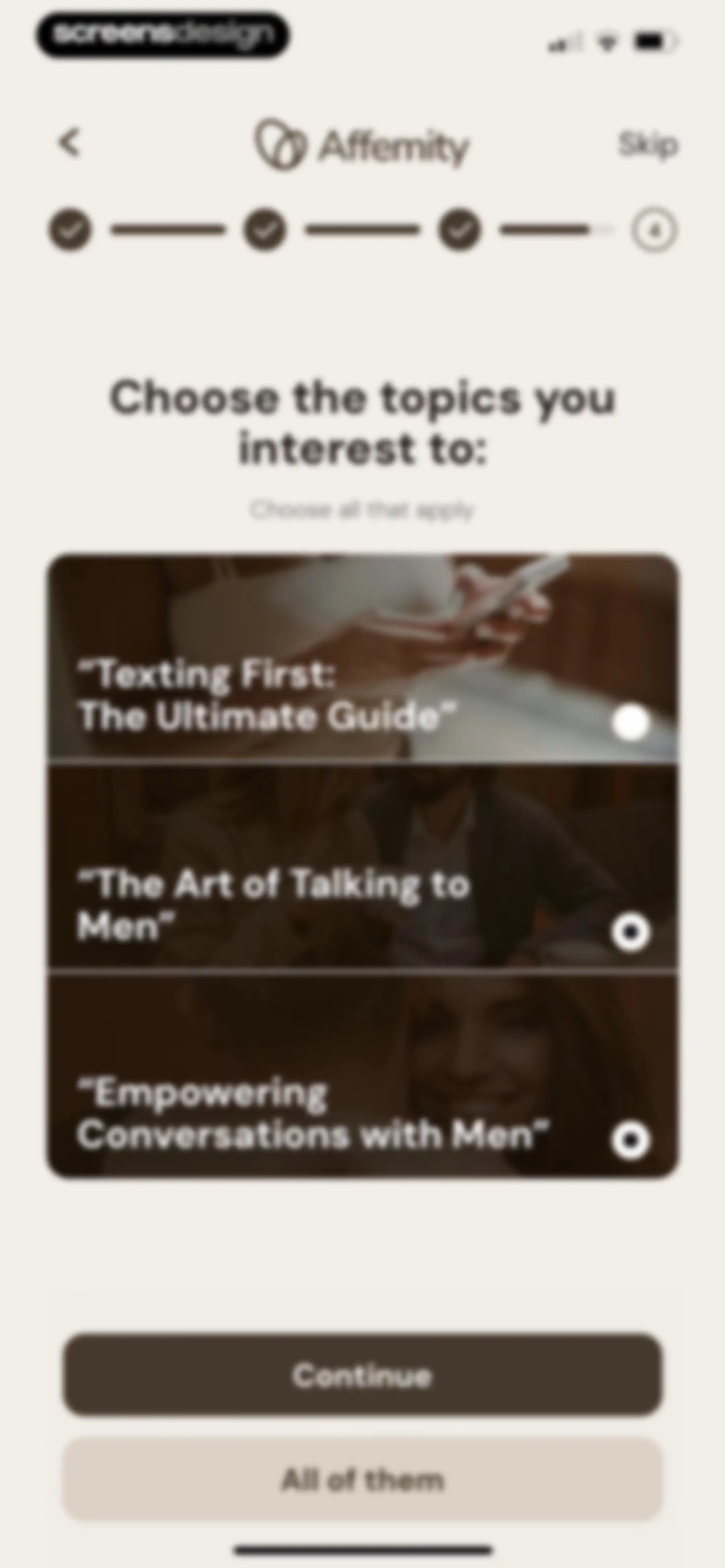 Affemity: Relationship Coach screen 41