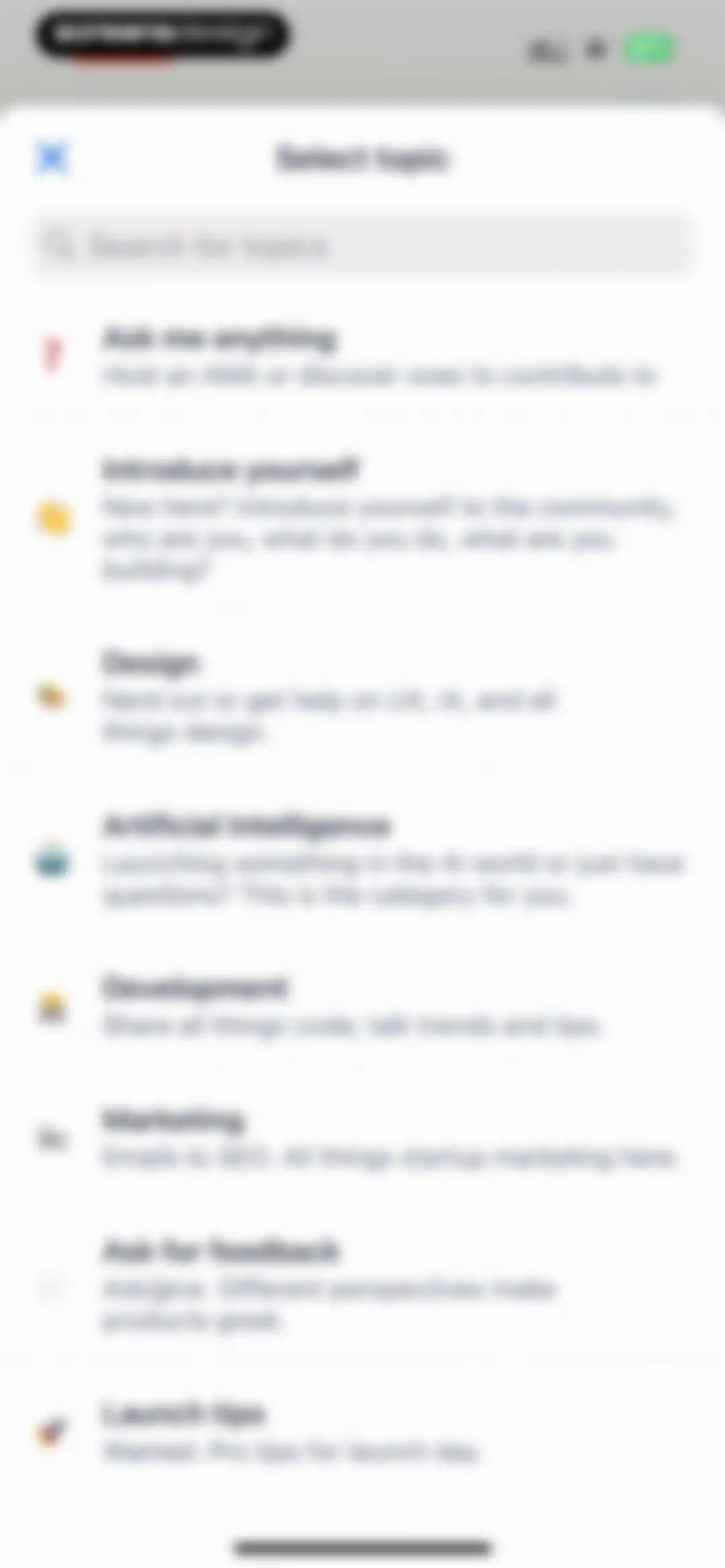 Product Hunt screen 89