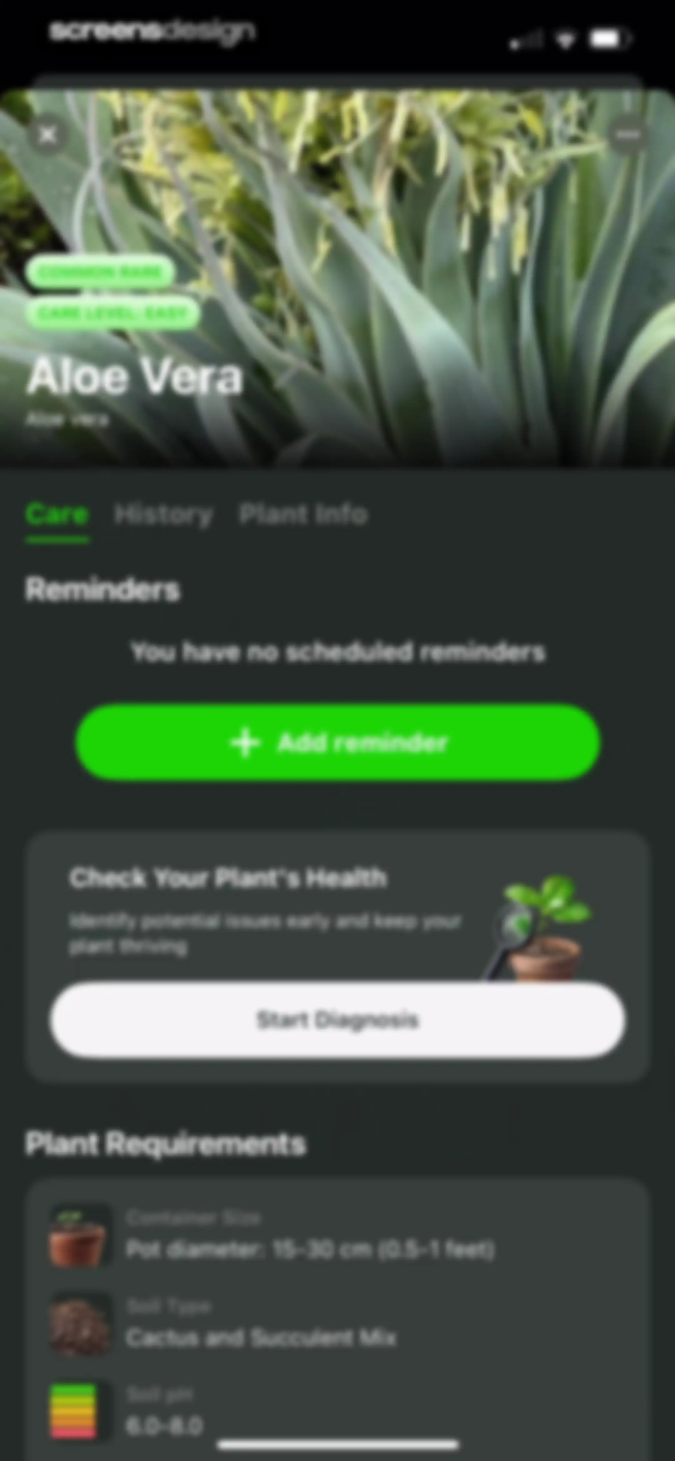 Plant Identifier & Care App screen 102