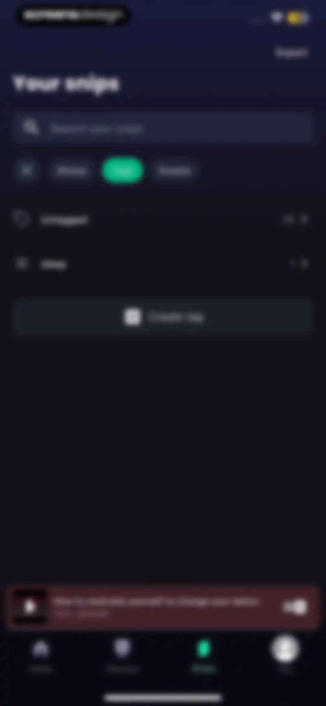 Snipd | AI Podcast Player screen 149