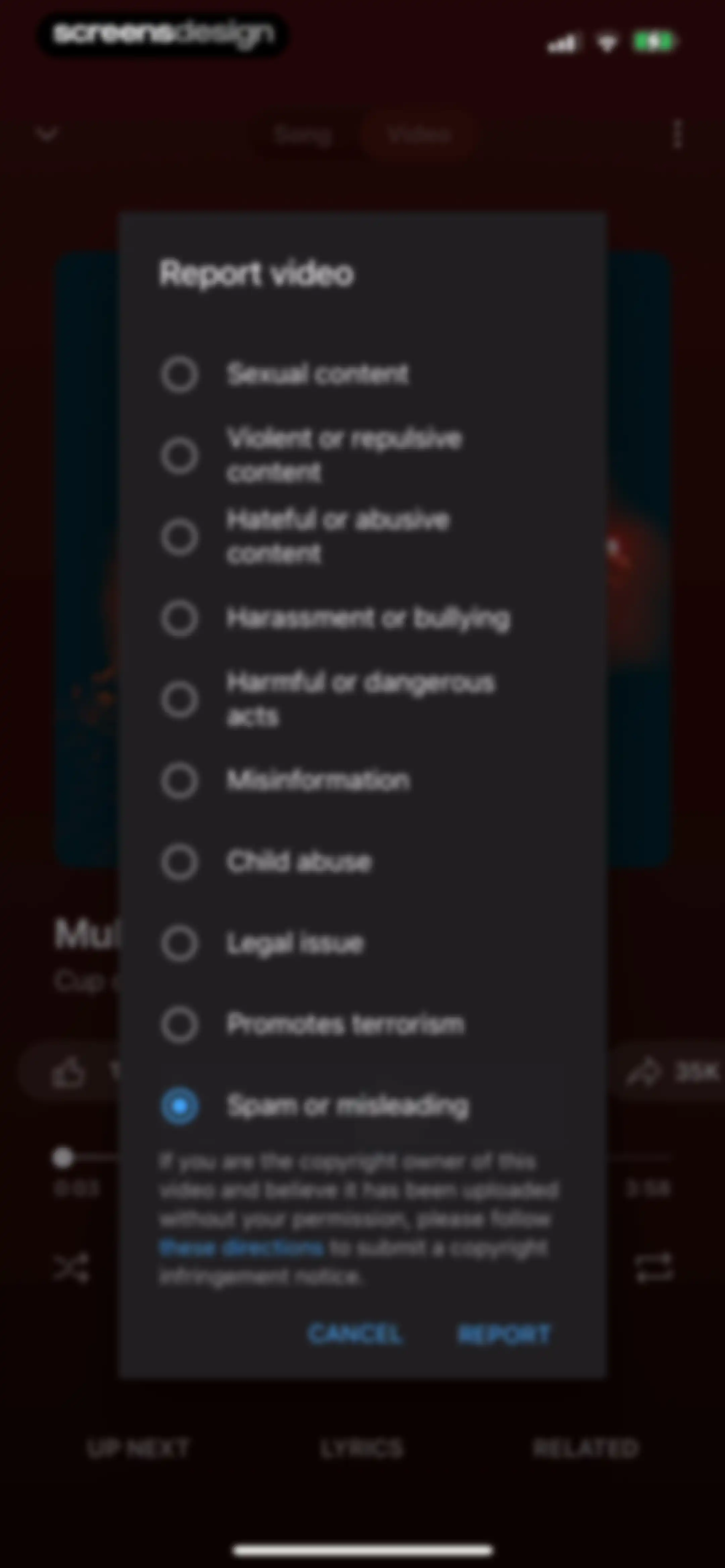 YouTube Music screen 63