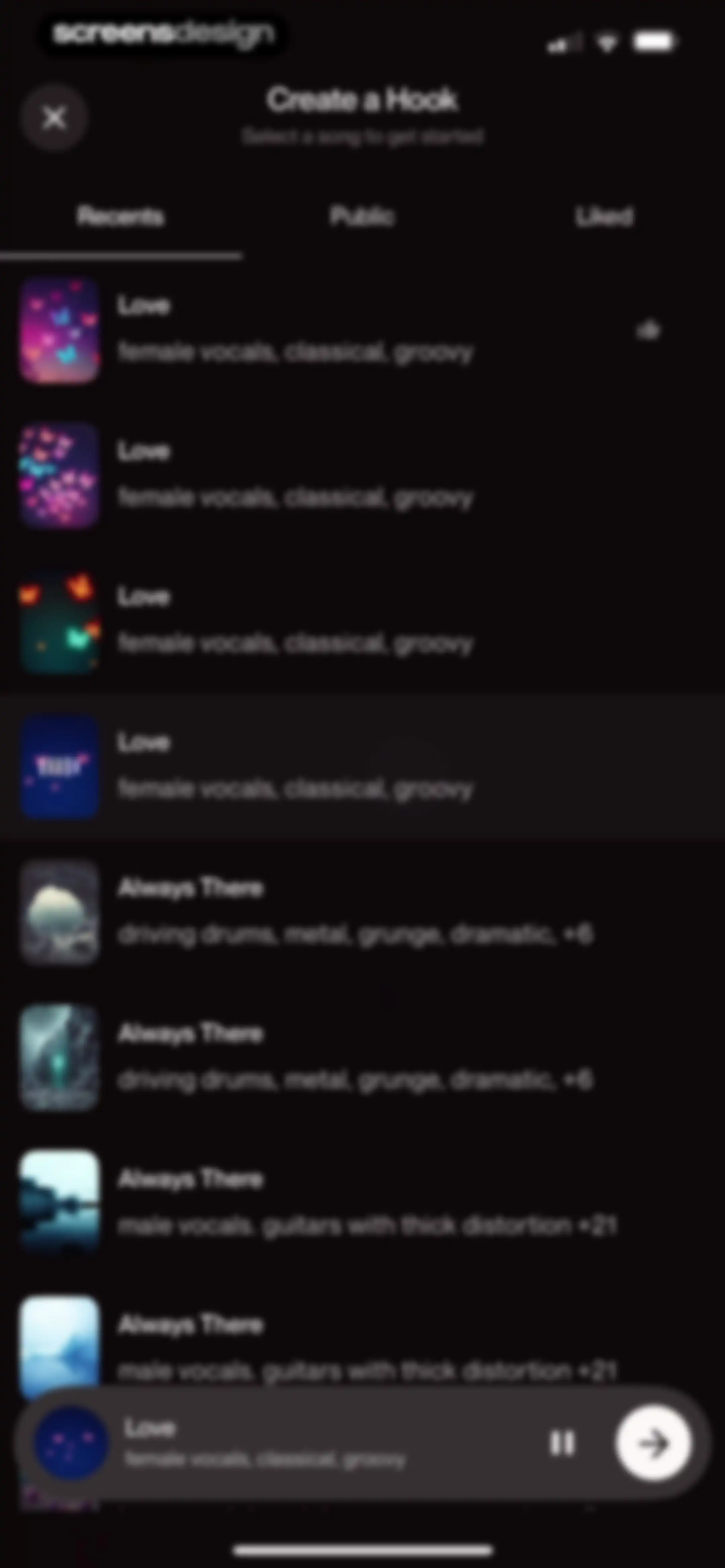 Suno - AI Songs, Music, Lyrics screen 97