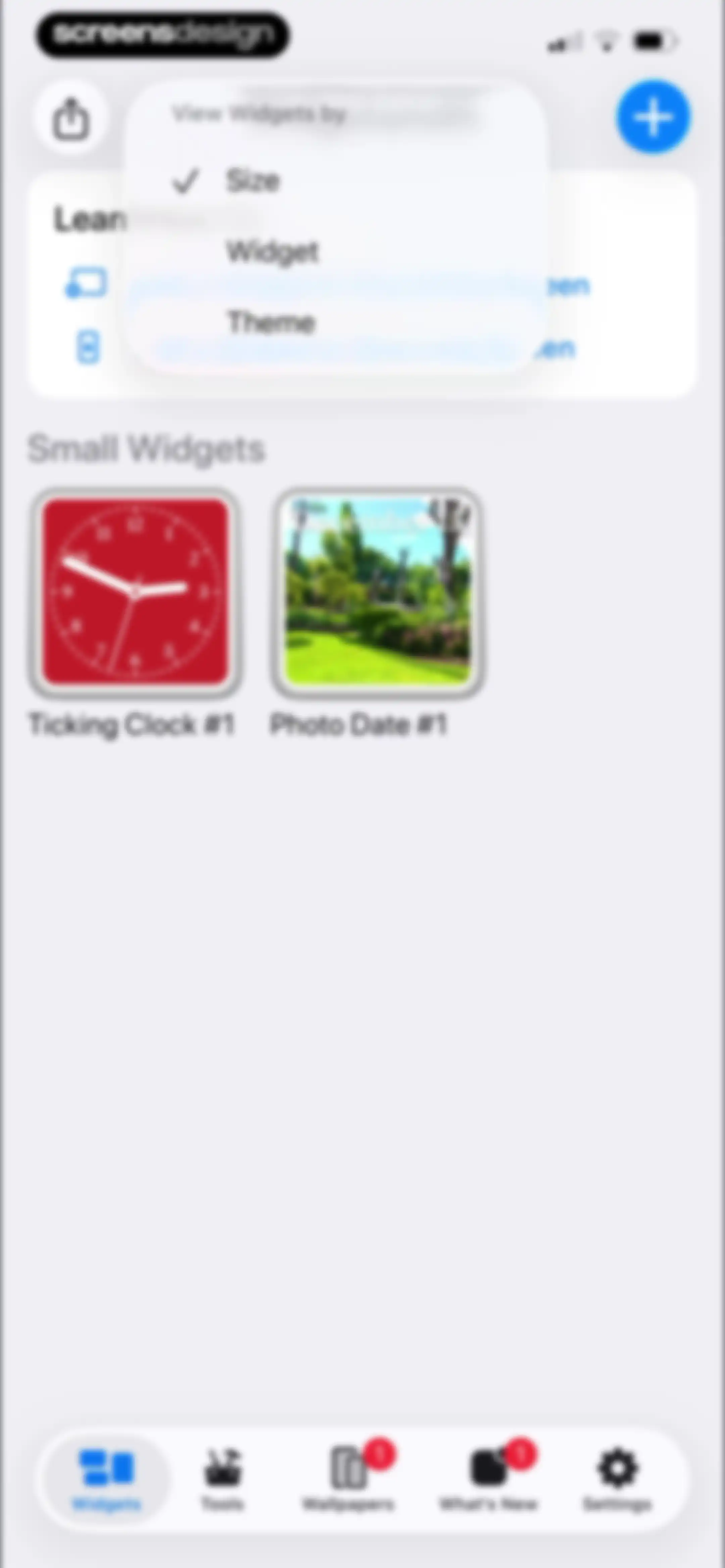 Widgetsmith screen 45