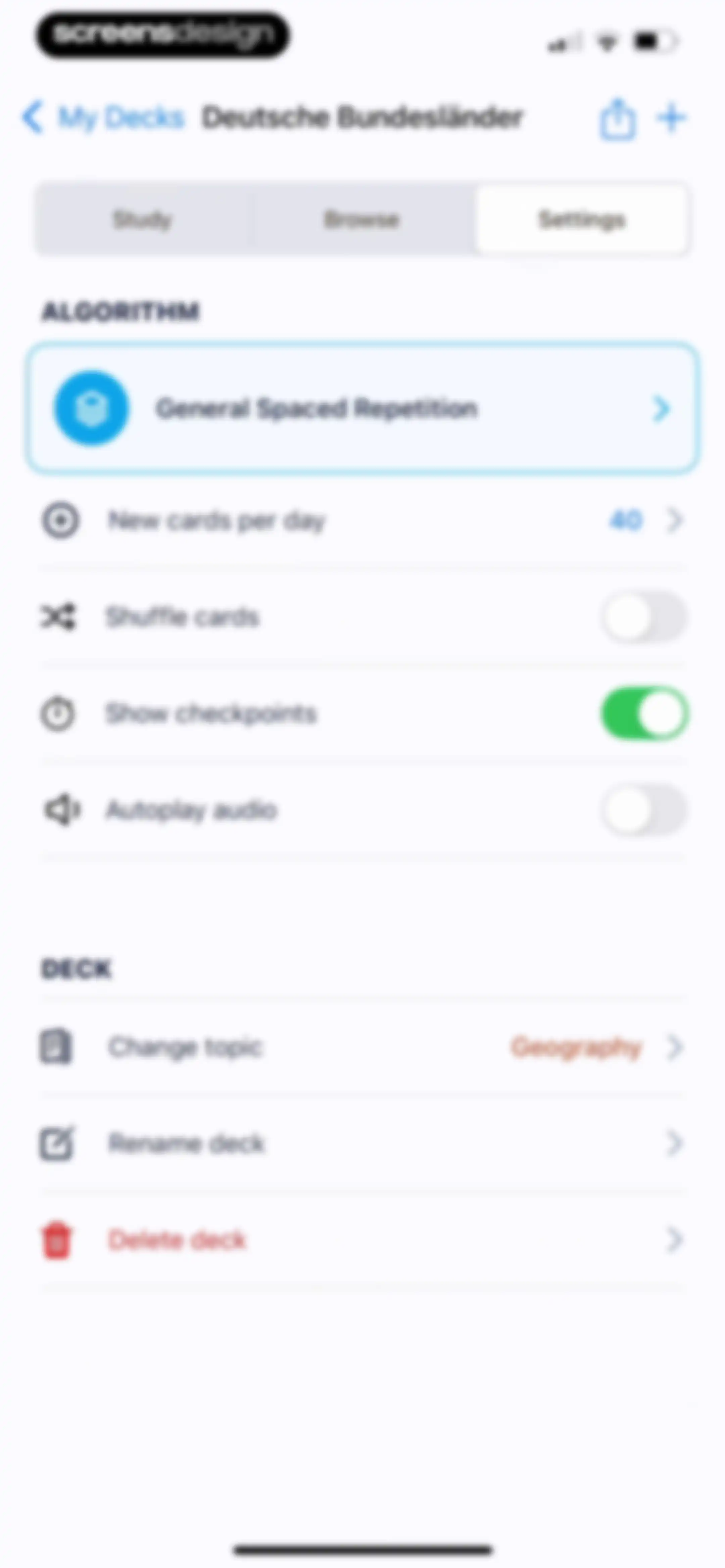 Mopiq: AI Flashcards Learning screen 75