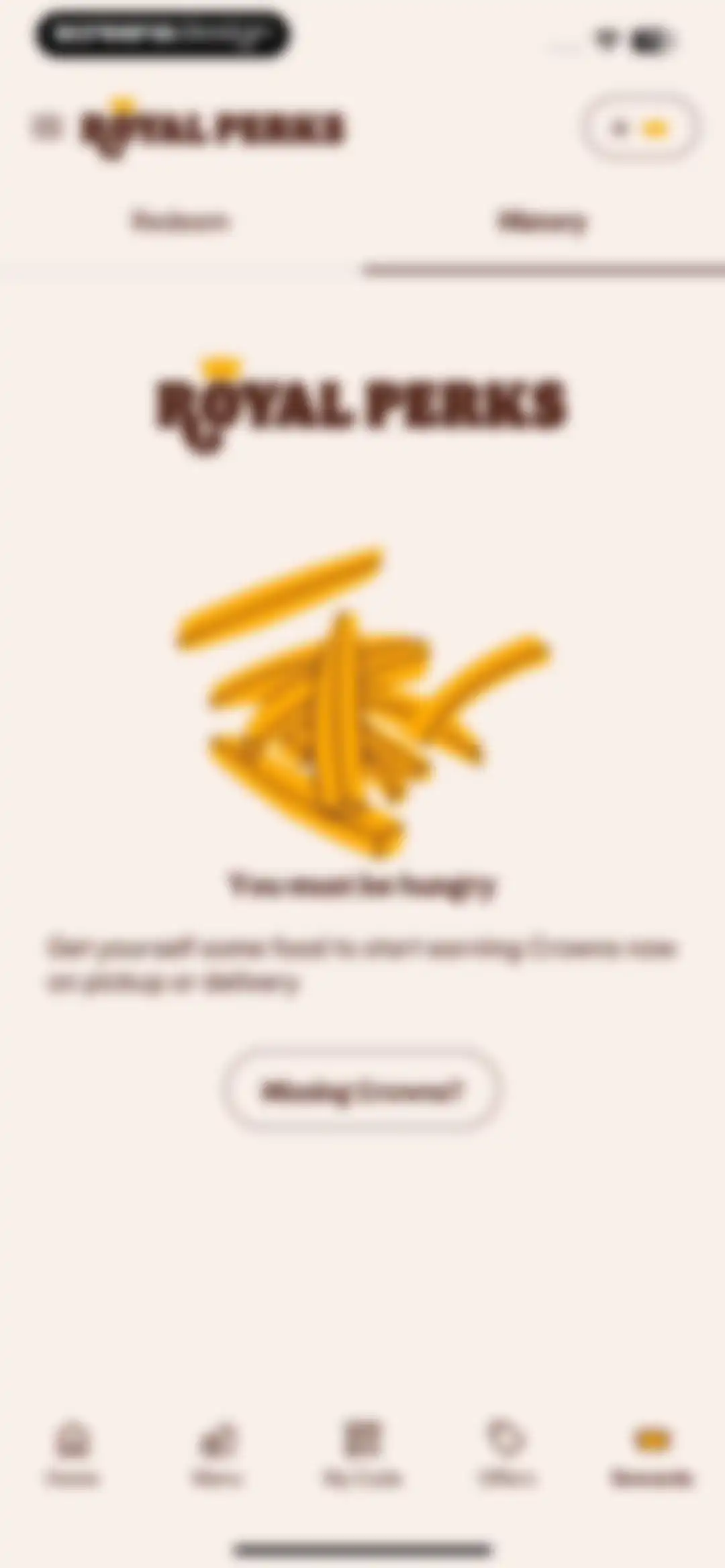 BURGER KING® App screen 79