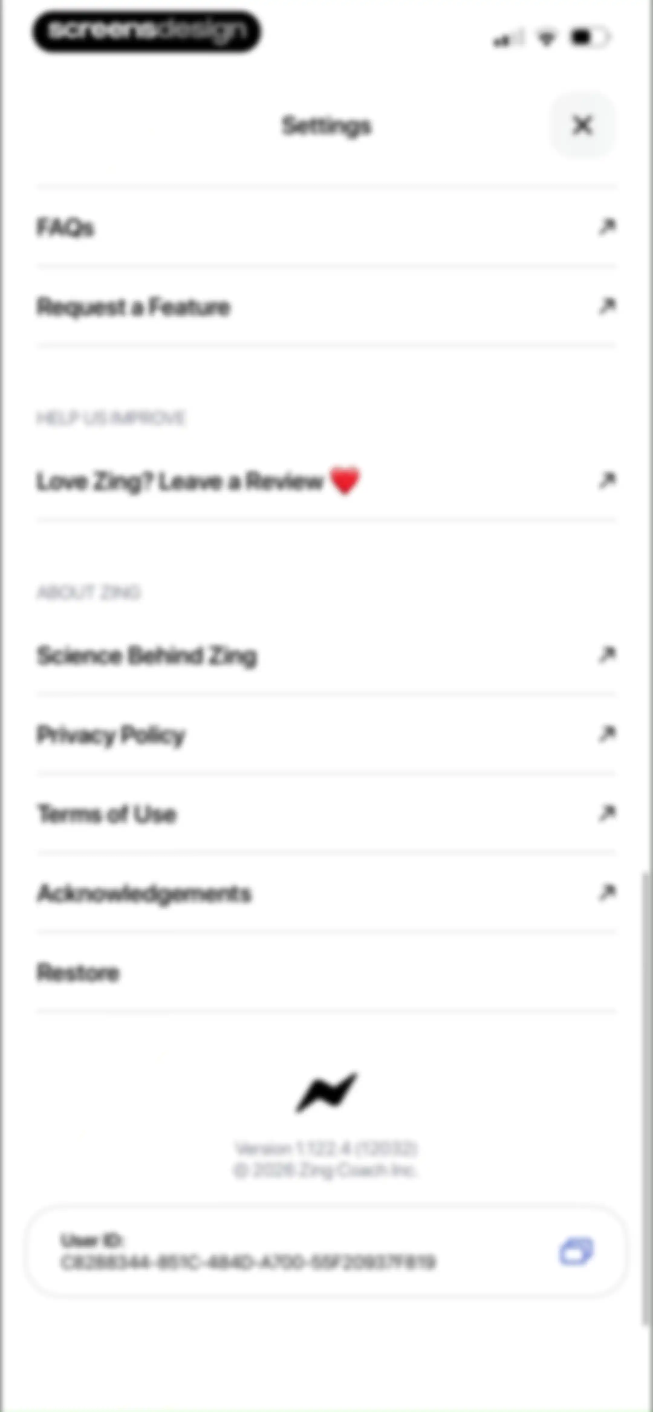 Zing AI: Home & Gym Workouts screen 230