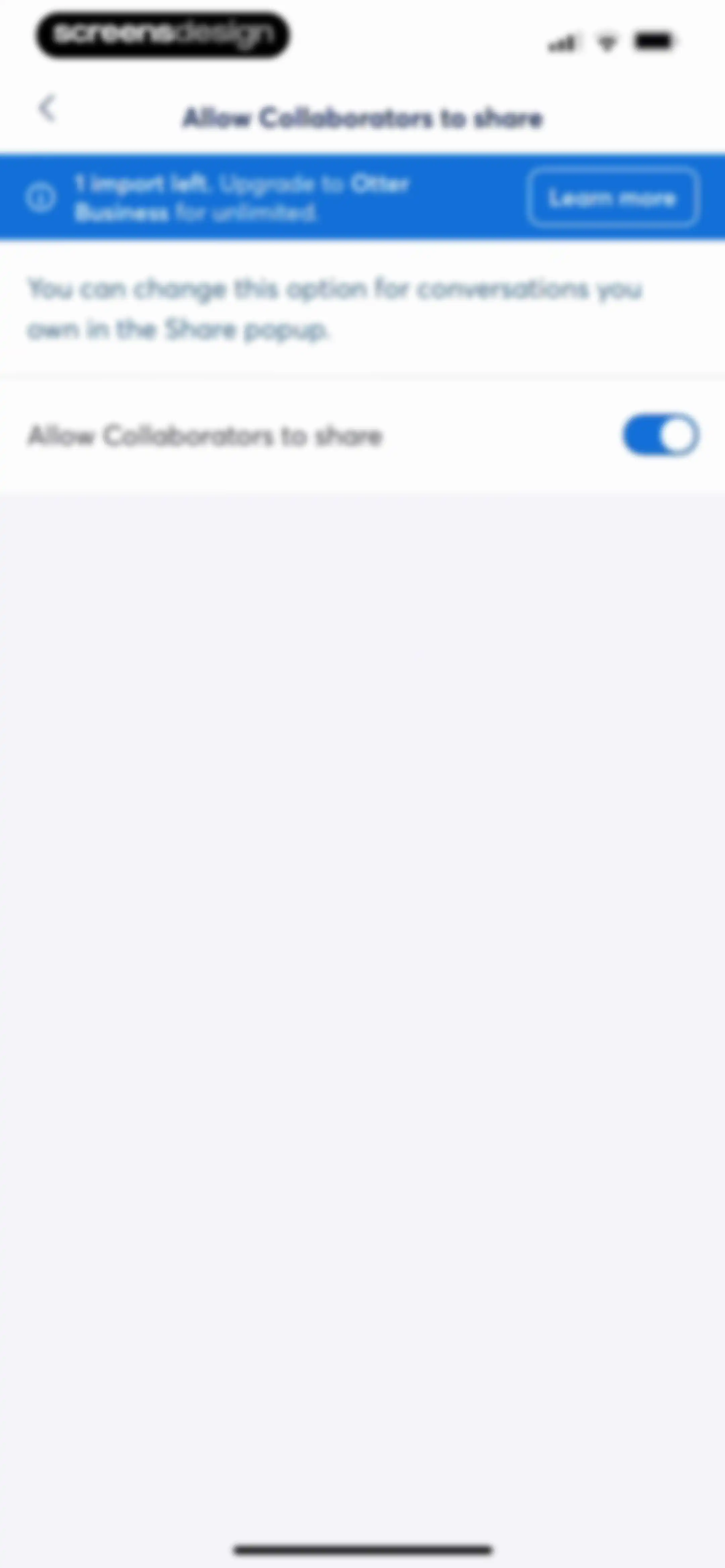 Otter Transcribe Voice Notes screen 134