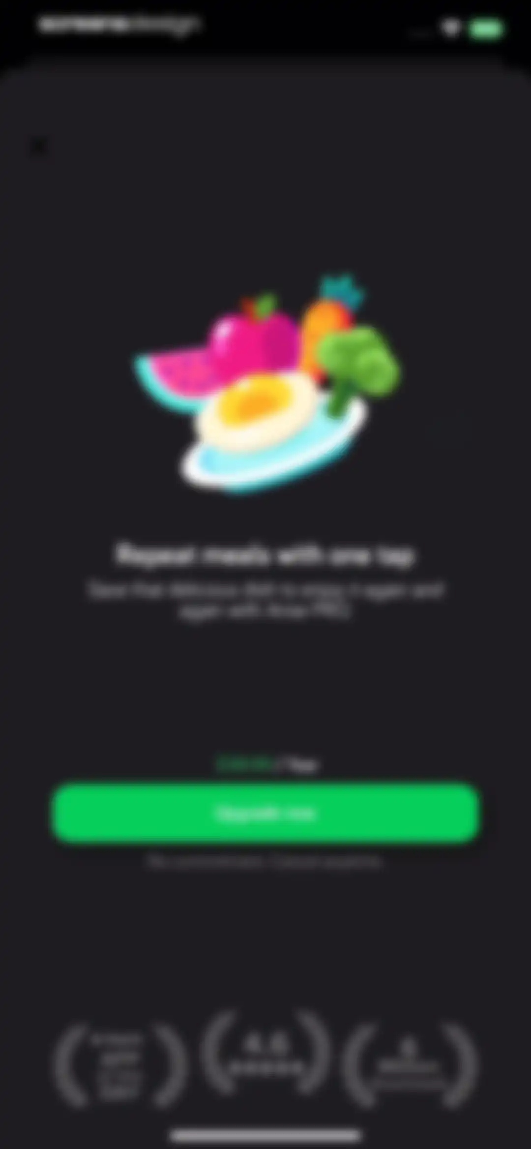 Arise: AI Food Calorie Counter screen 26