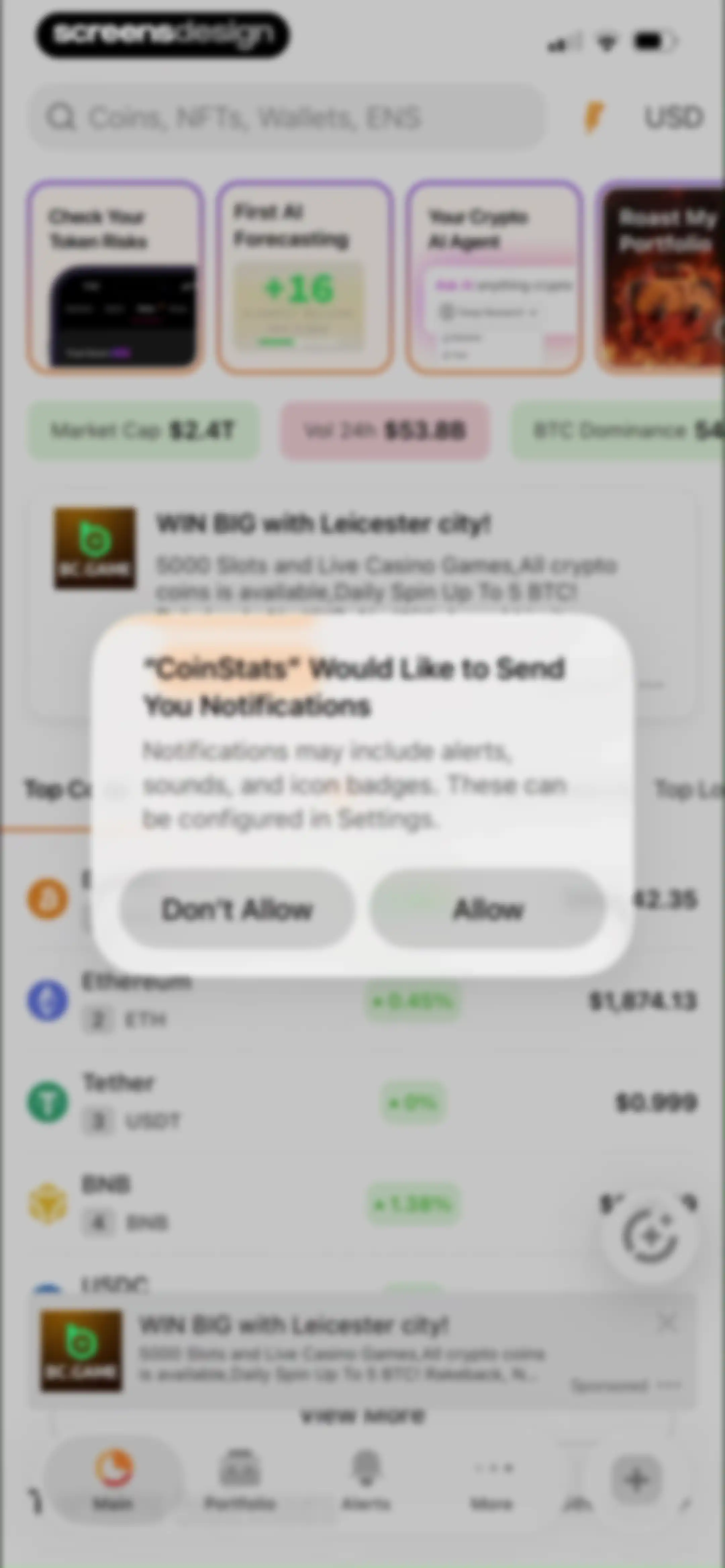 CoinStats: Crypto Portfolio screen 16