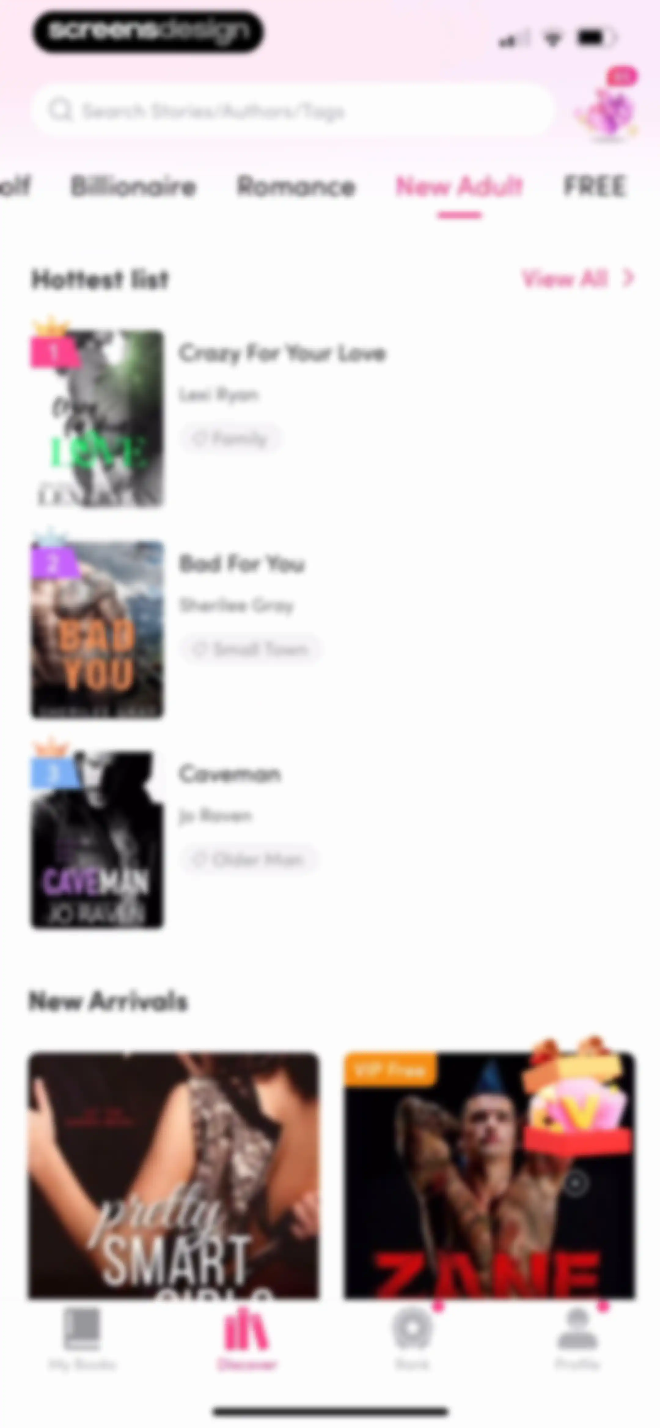 My Fiction: Stories & Novels screen 72