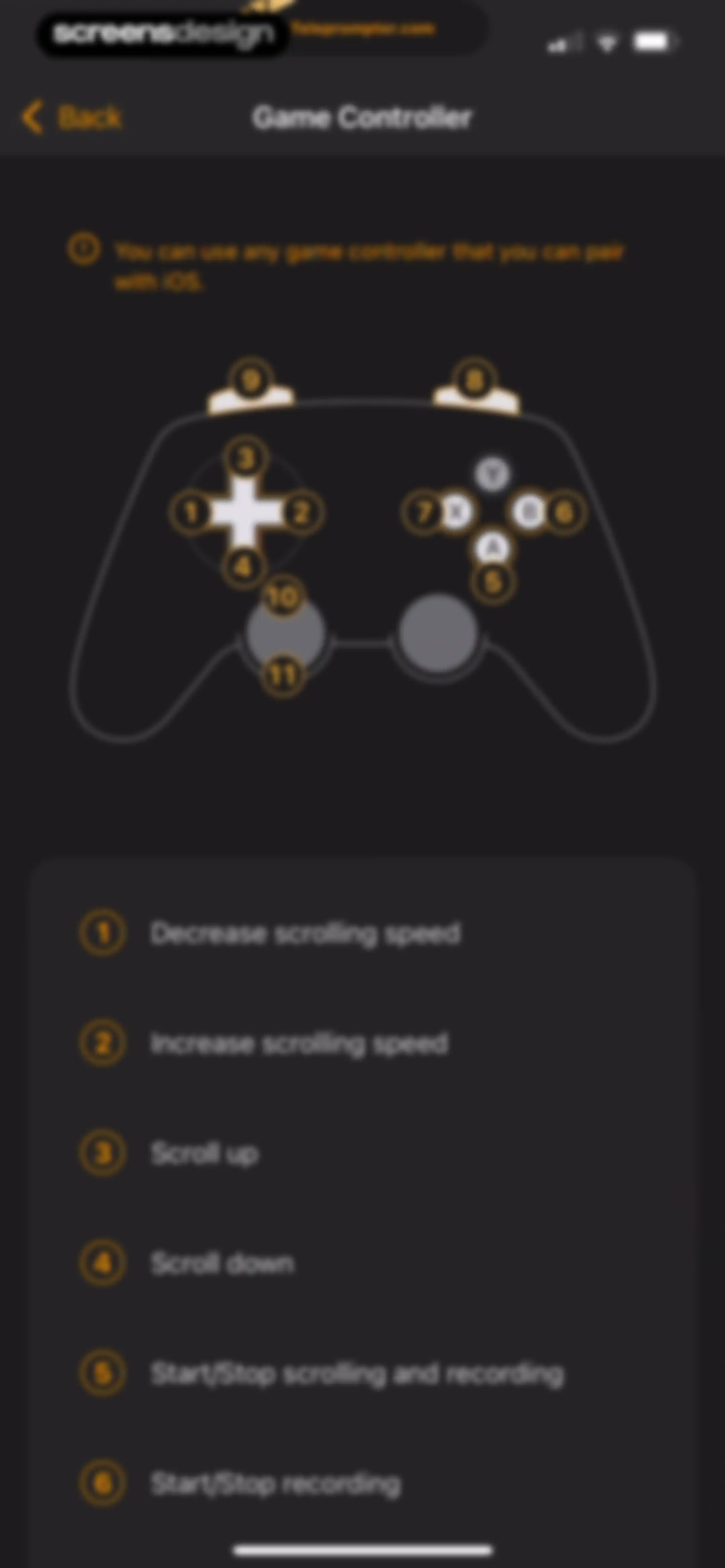 Teleprompter.com screen 147