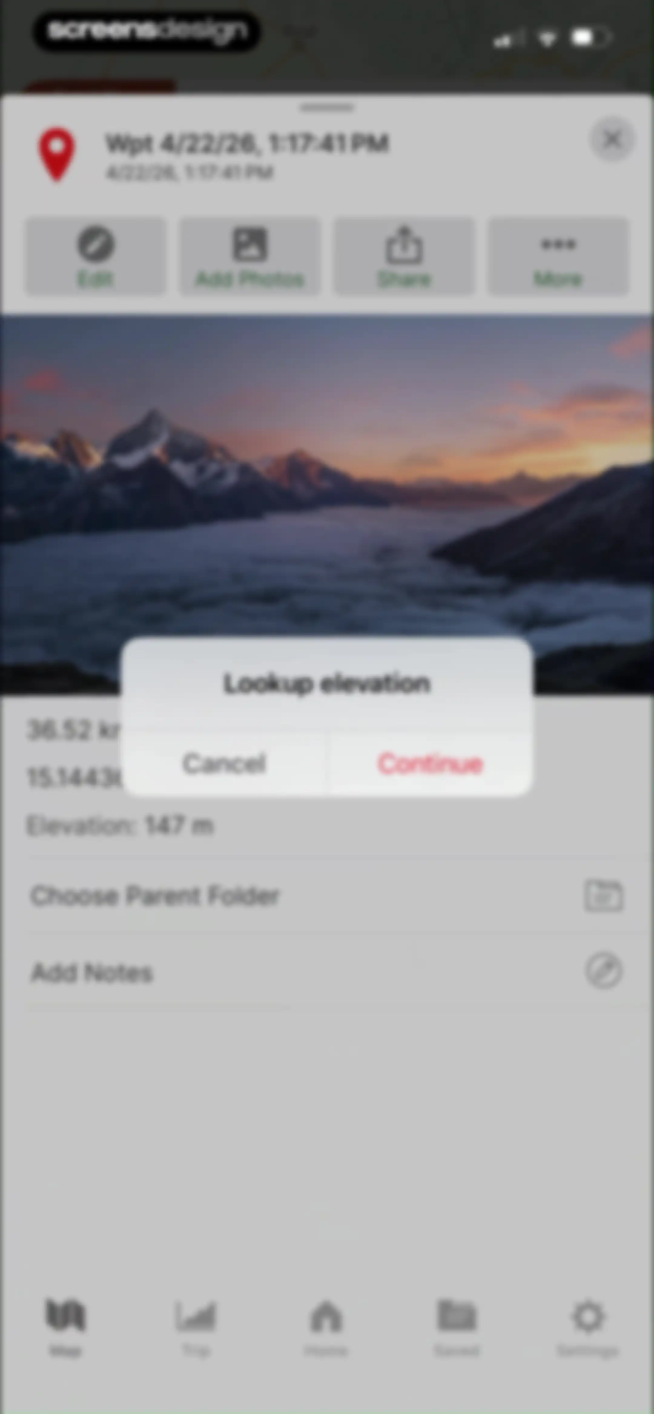 Gaia GPS: Mobile Trail Maps screen 37