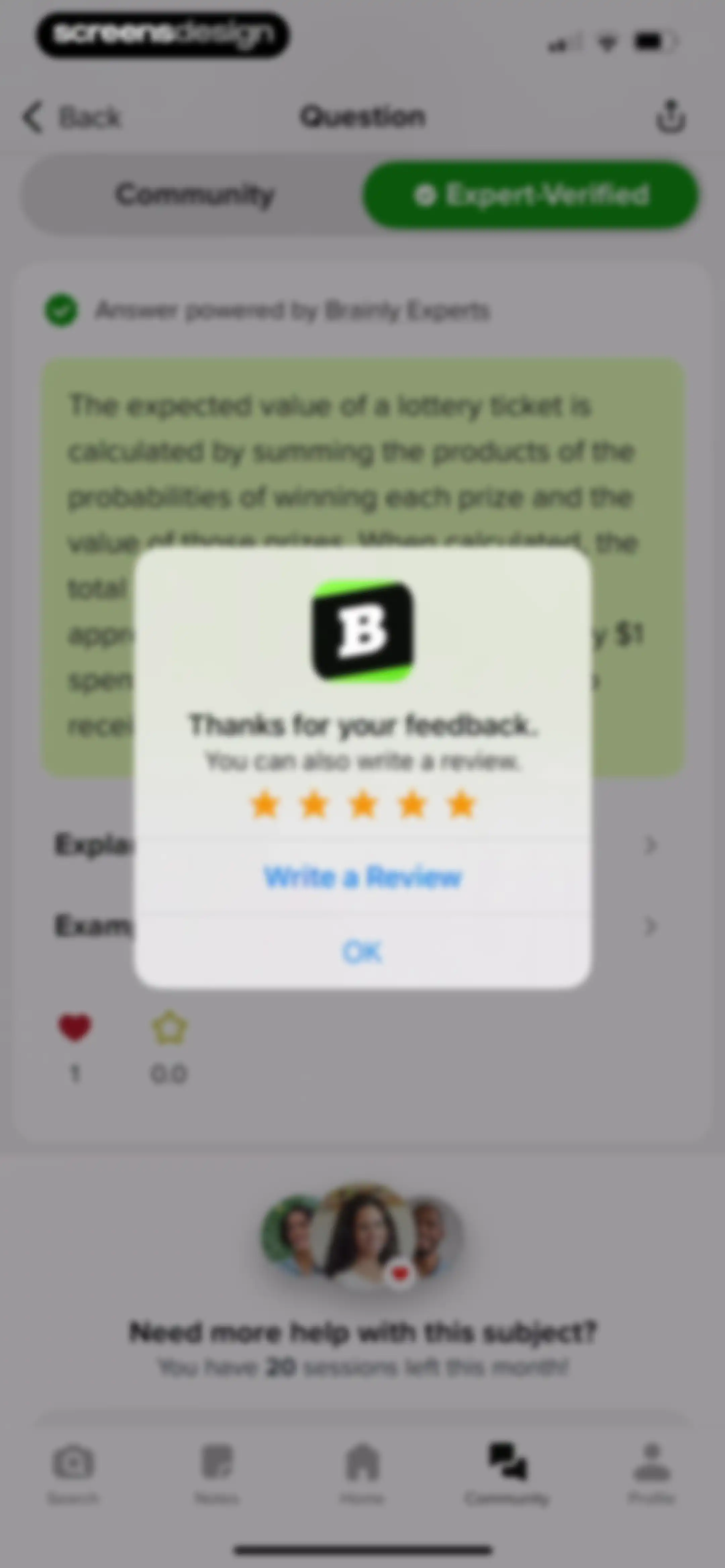 Brainly: Your Personal Tutor screen 92