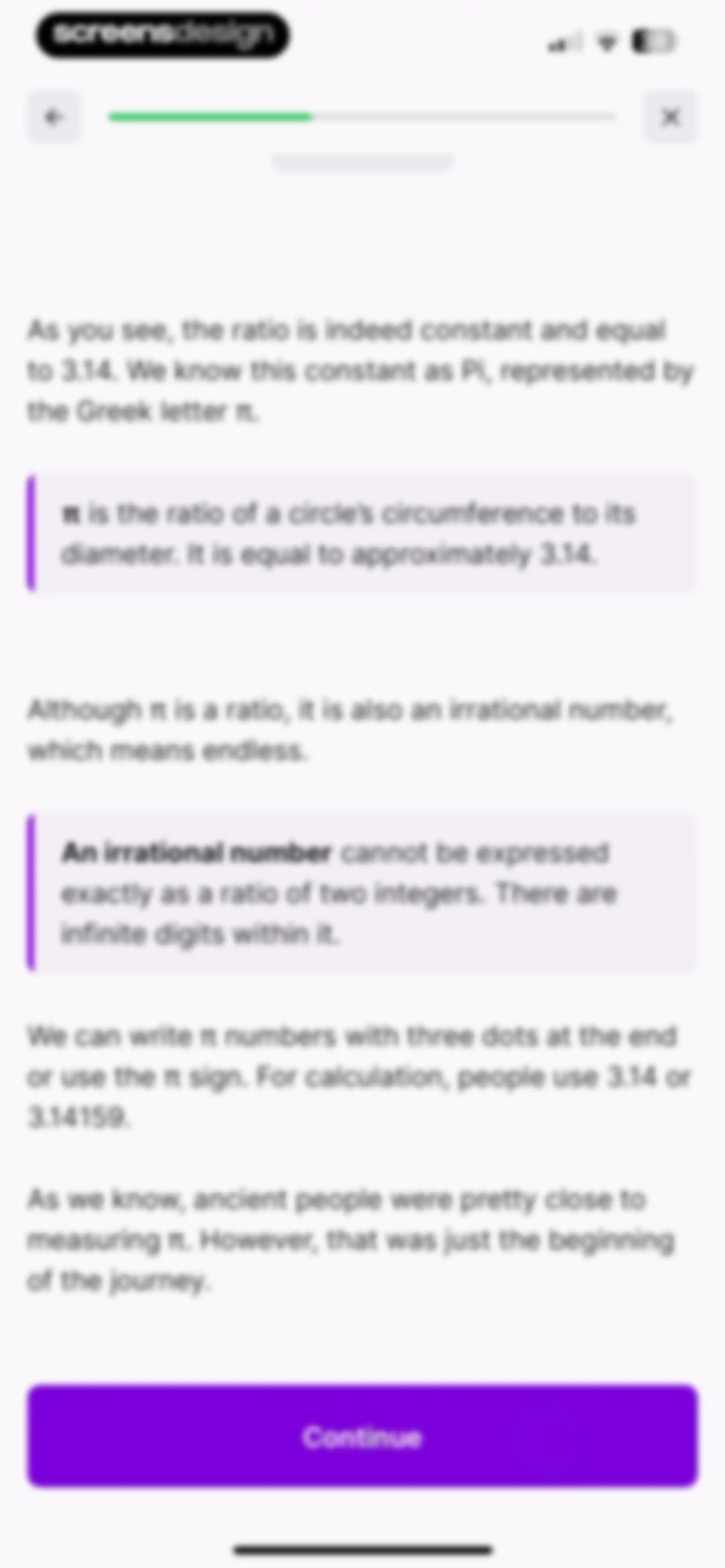Nibble: Daily Learning & Quiz screen 69