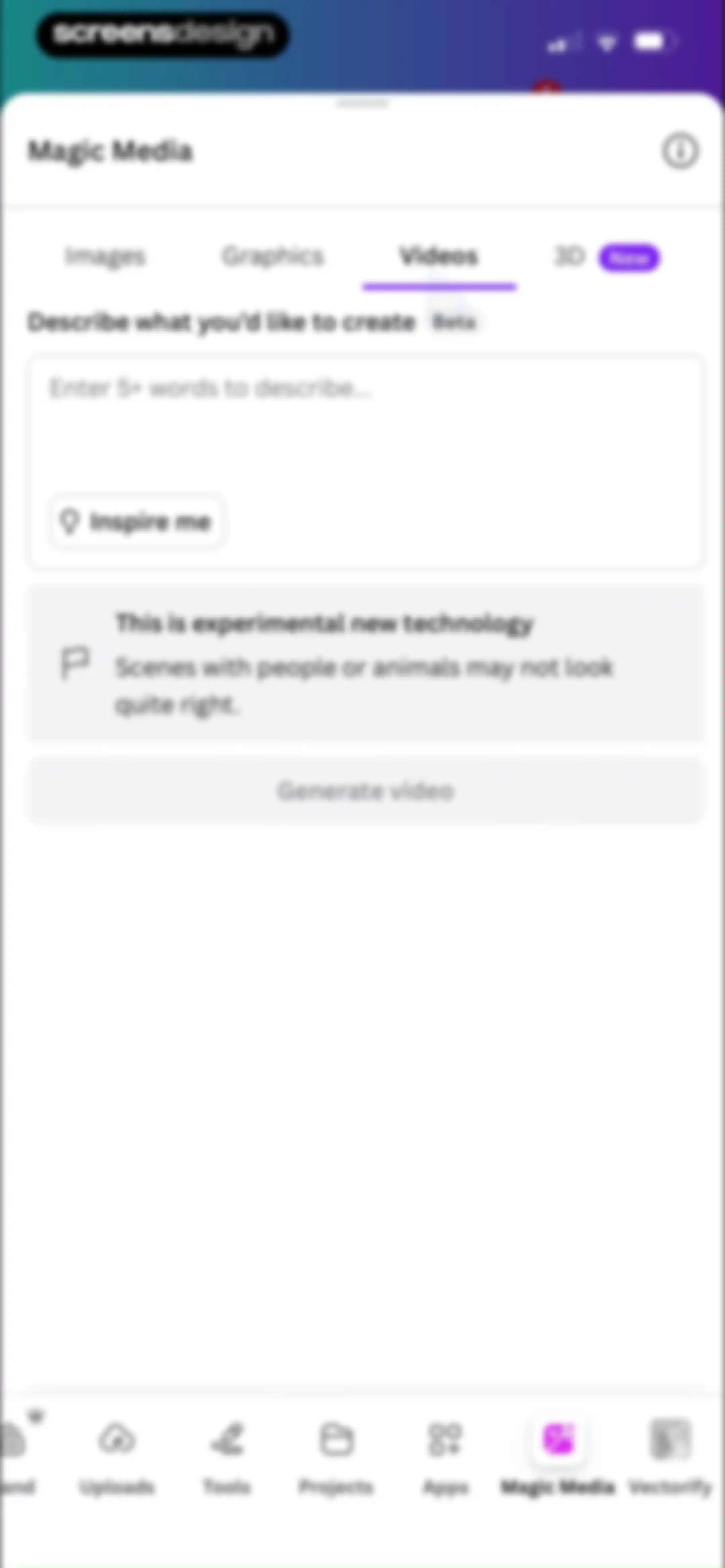 Canva: AI Video & Photo Editor screen 59