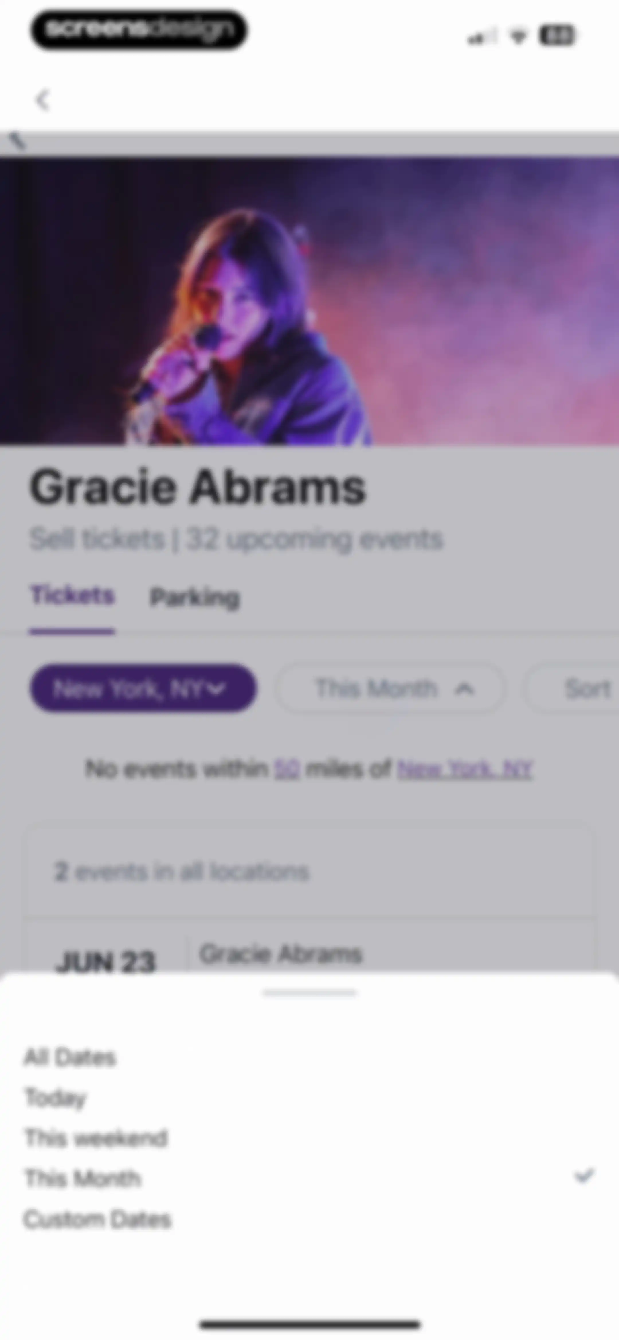 StubHub: Event Tickets screen 82
