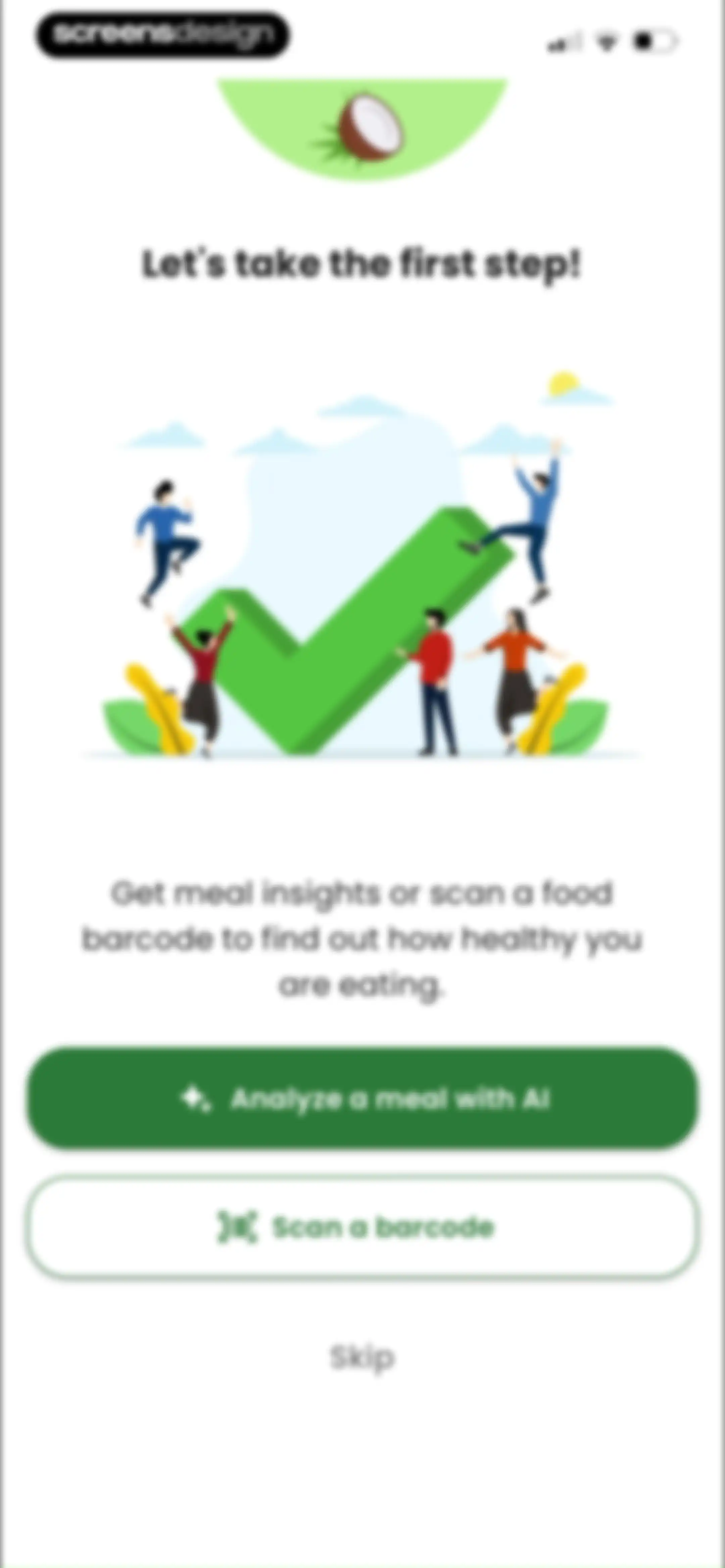 Diabetes food tracker - Gococo screen 59