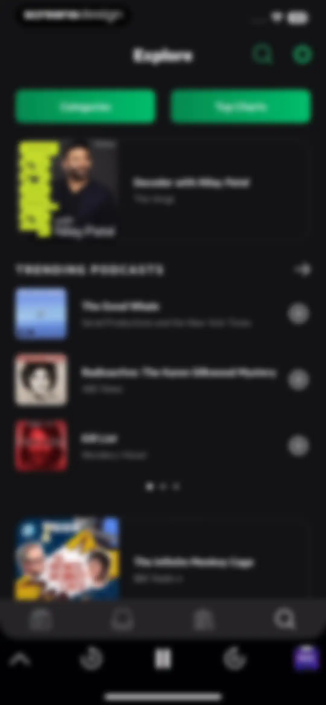 Castro: Podcast App & Player screen 16