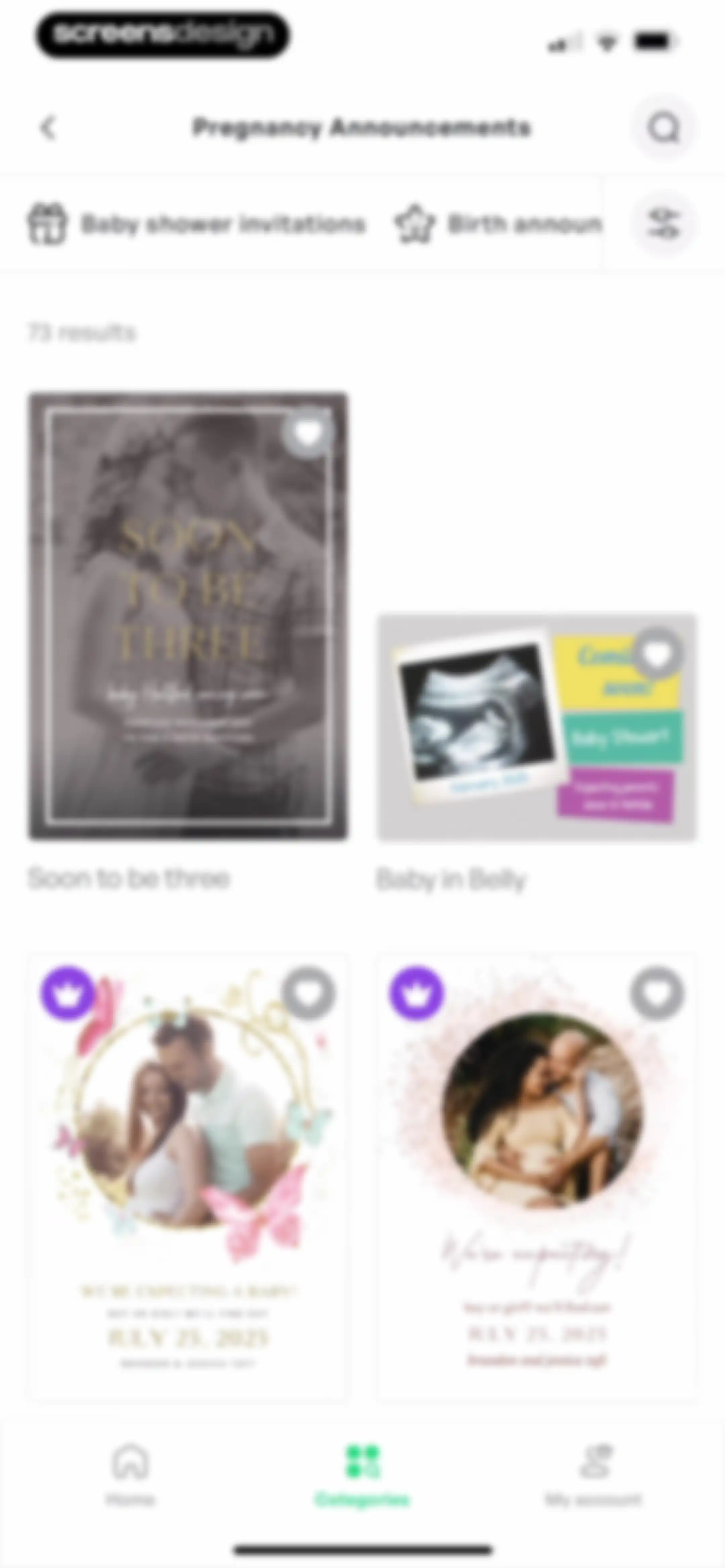 Invitation Maker: Cards & RSVP screen 67