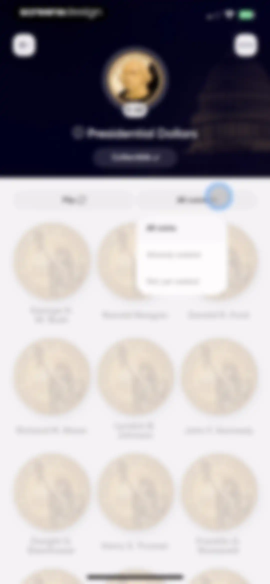 Coin Identifier - CoinScan screen 52