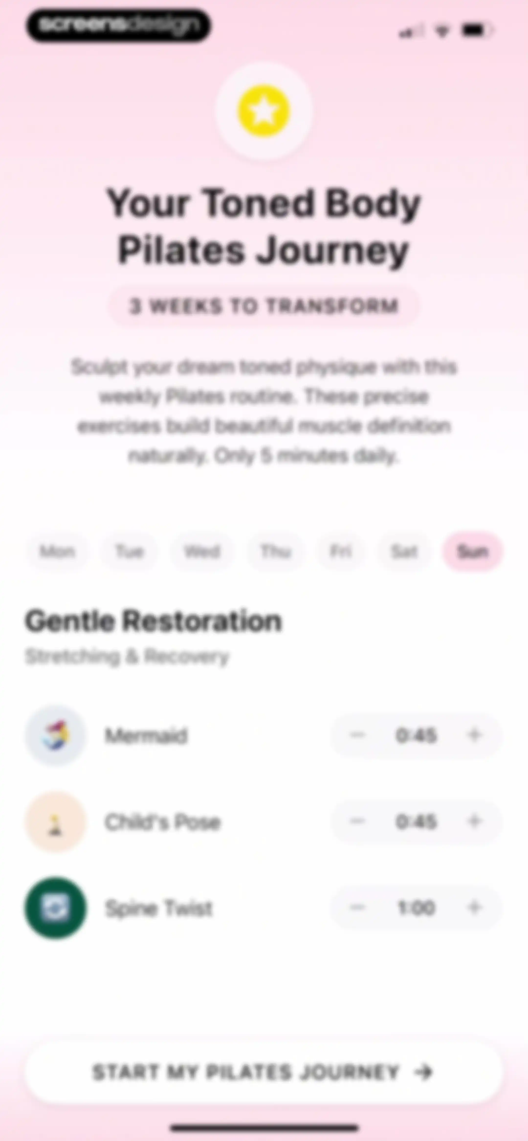 Tone AI: Pilates & Workouts screen 38