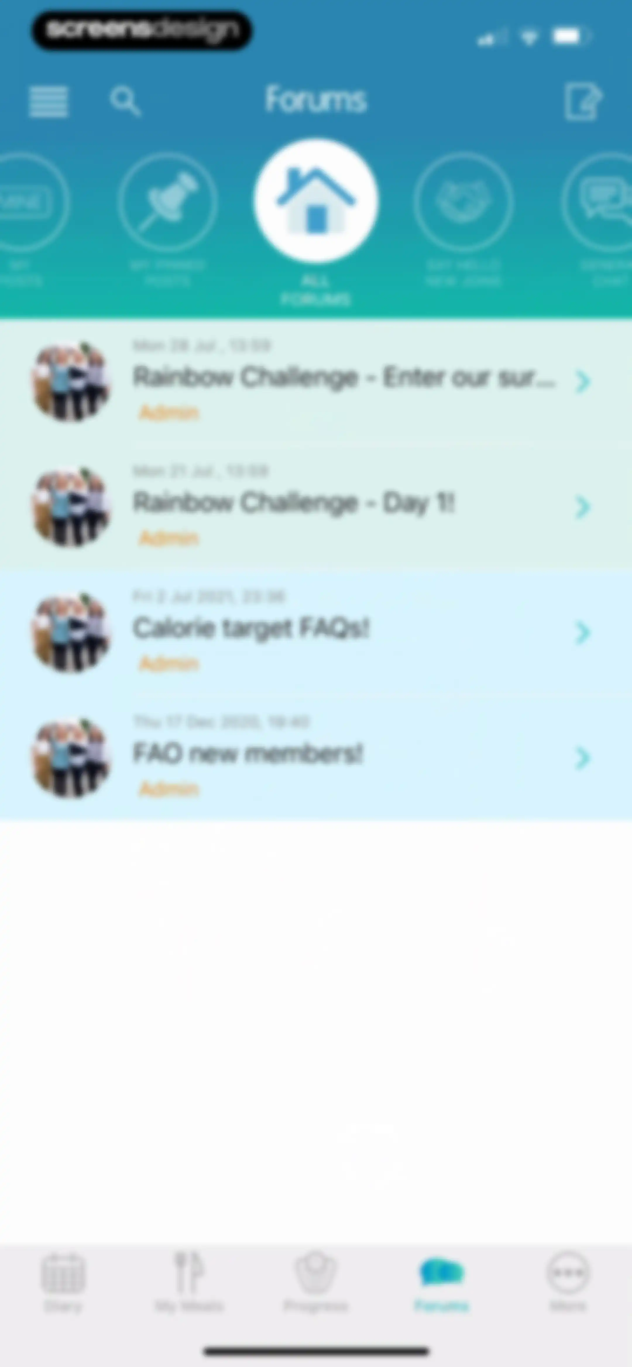 Calorie Counter + screen 134