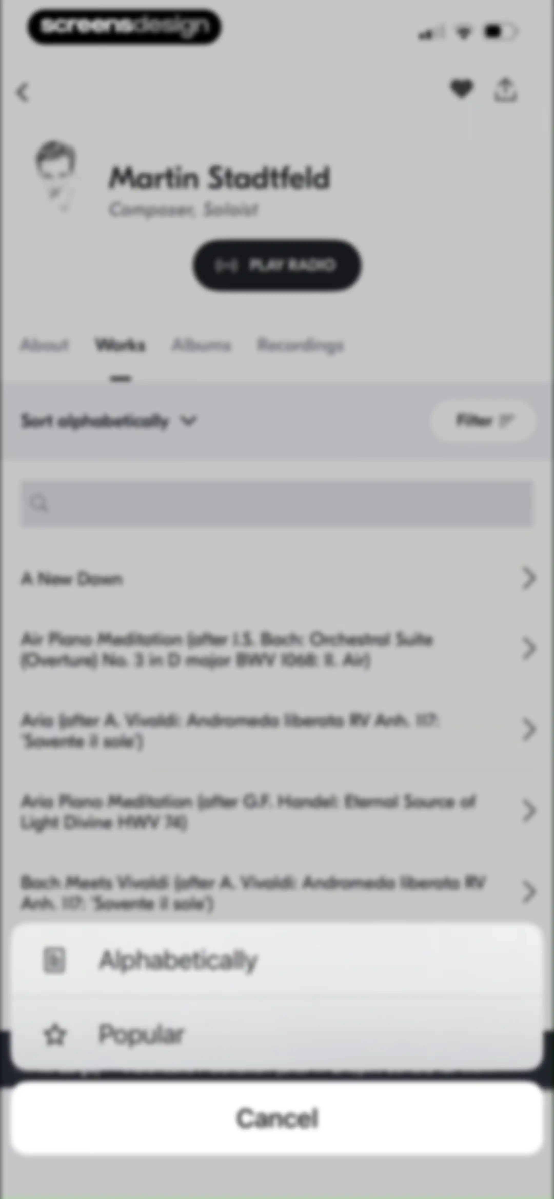 IDAGIO Stream Classical Music screen 26