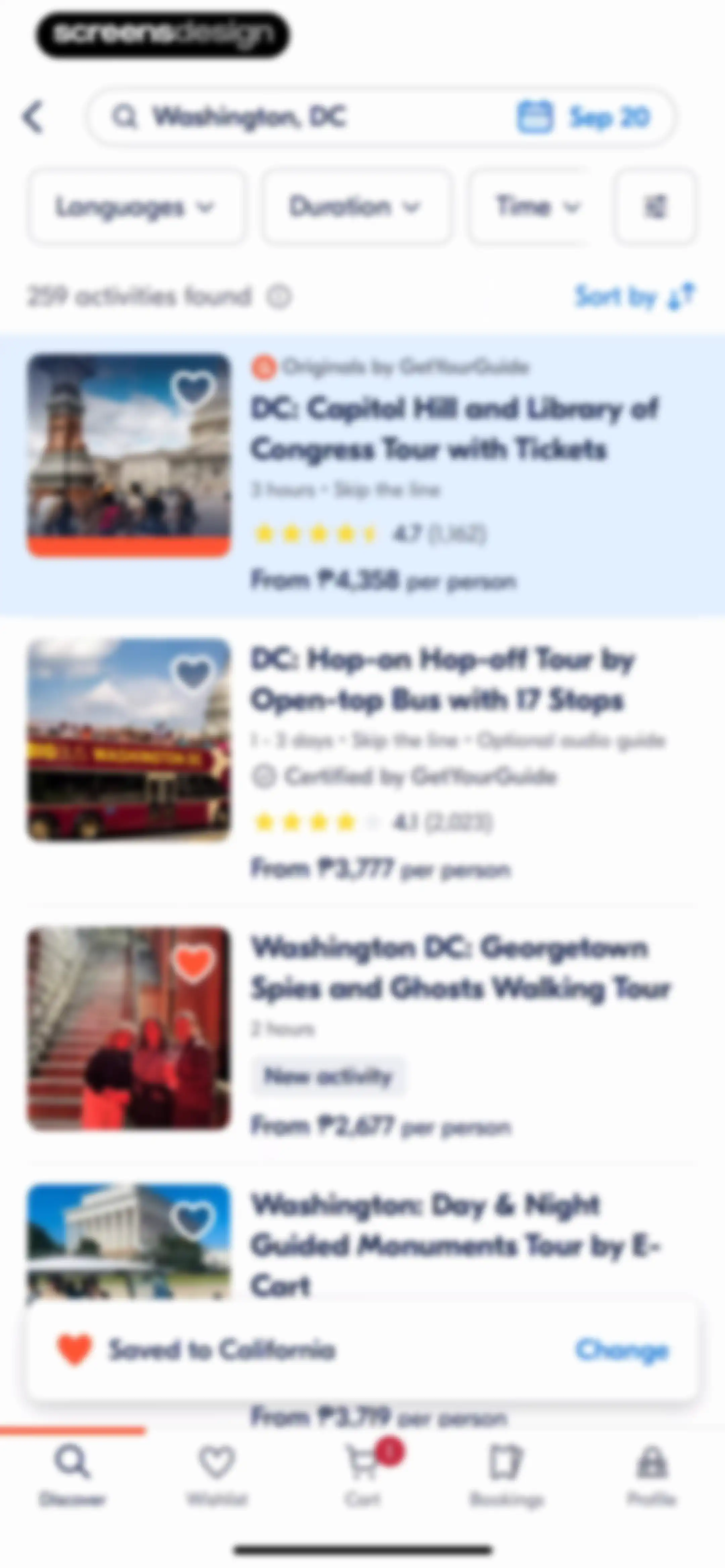 GetYourGuide: Plan & Book screen 70